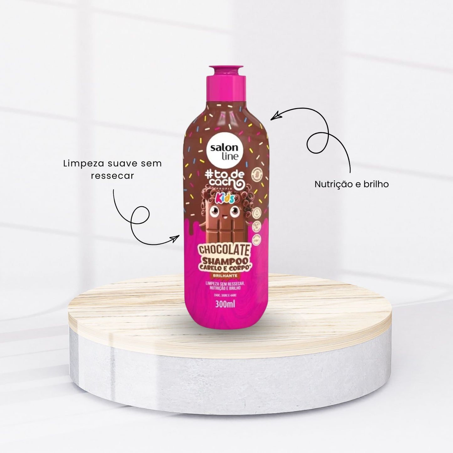 Kit Salon Line #todecacho Chocolate Shampoo e Condicionador