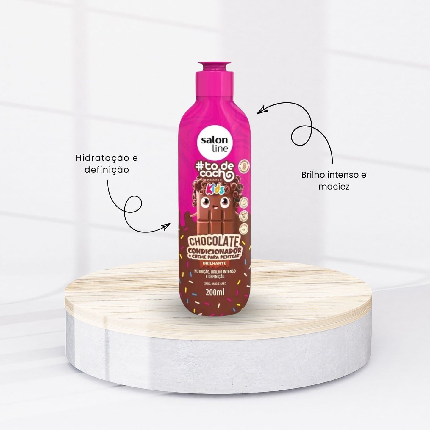 Kit Salon Line #todecacho Chocolate Shampoo e Condicionador