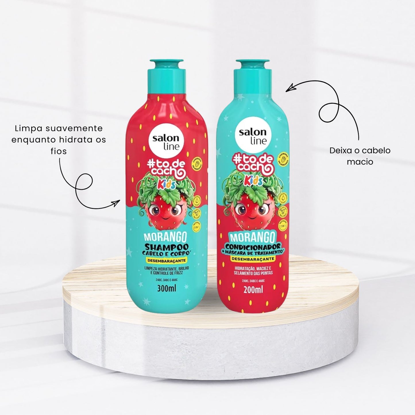 Kit Salon Line #todecacho Morango Shampoo e Condicionador