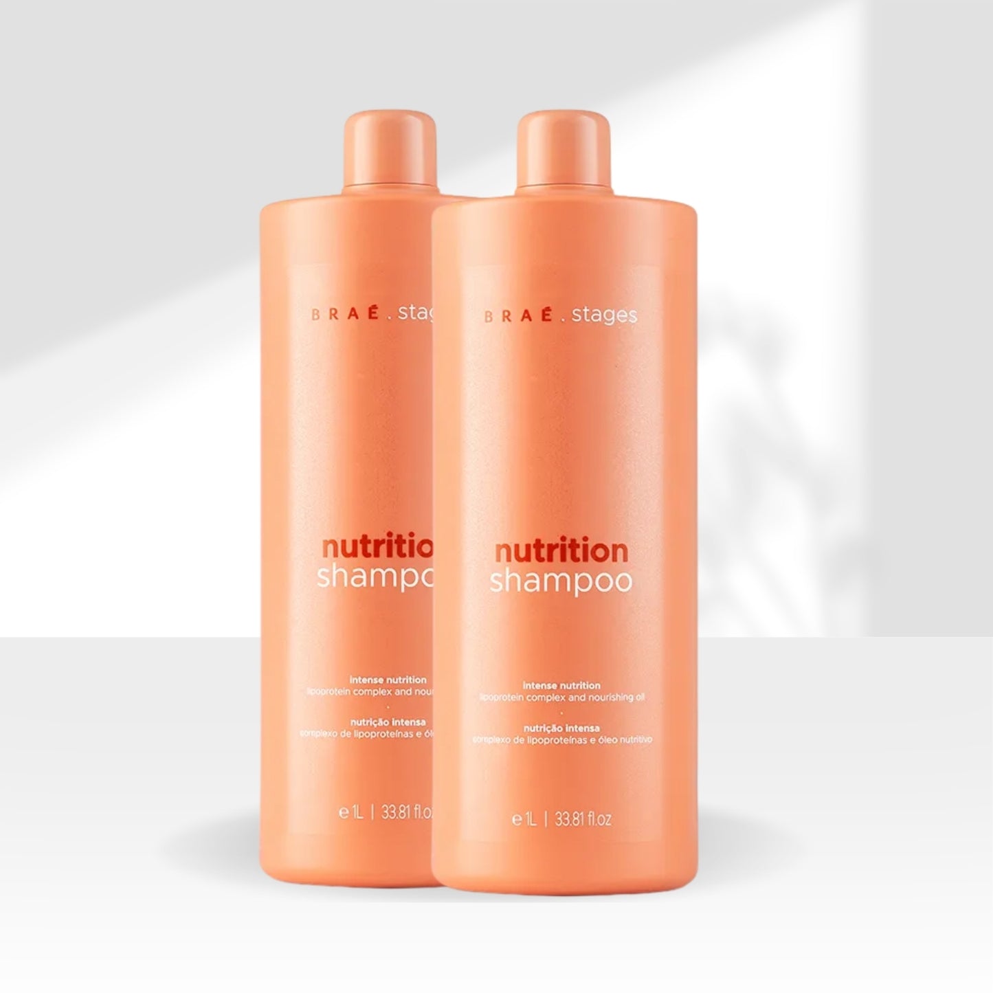 Kit Braé Stages Nutrition Hidratação Nutritiva 2 Shampoo 1 Litro