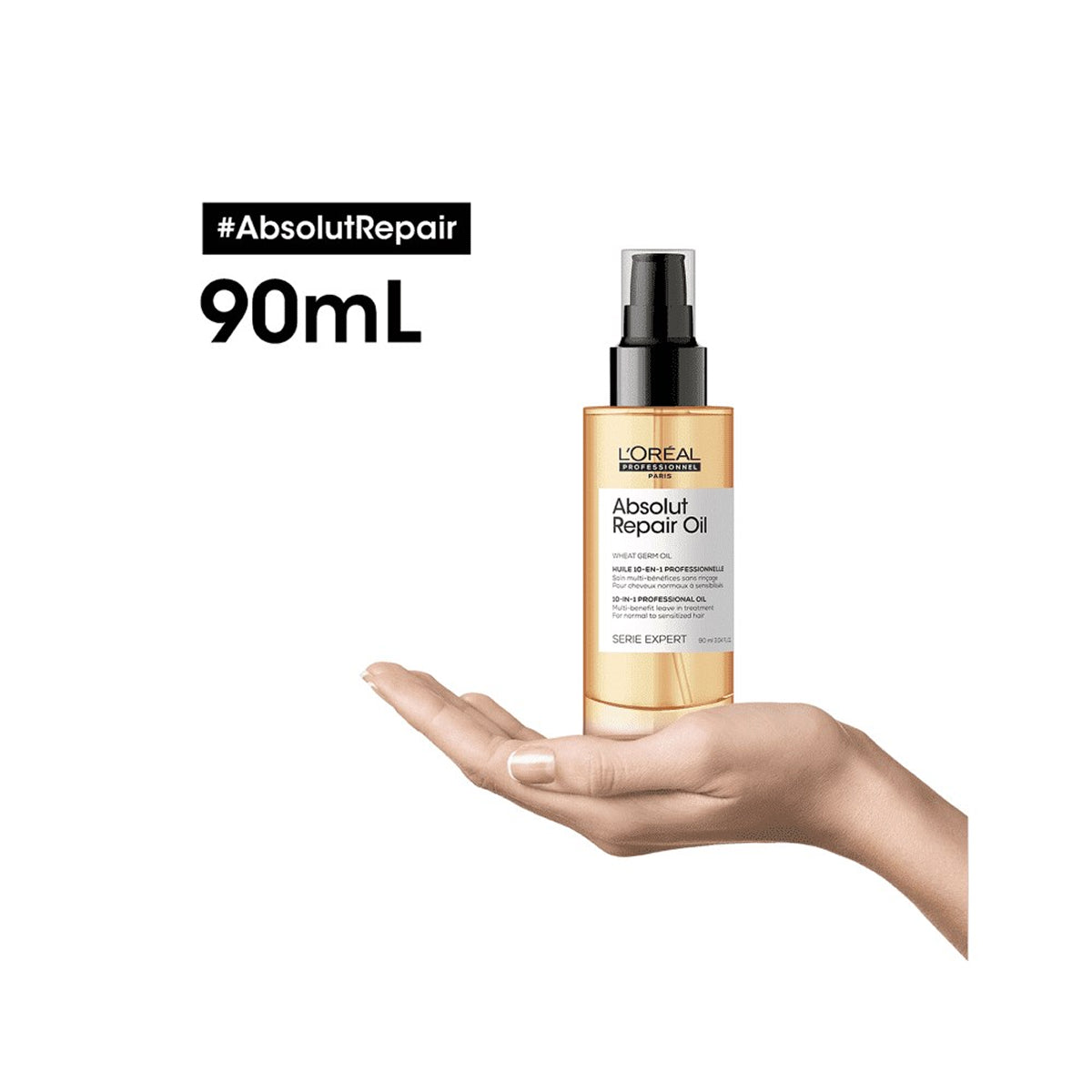 Kit Loreal Absolut Repair Shampoo 300 ml e Oleo Reparador 90 ml