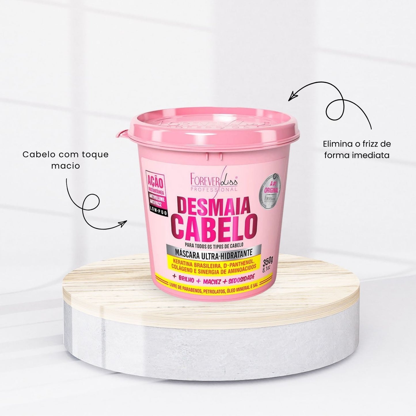 Máscara Forever Liss Desmaia Cabelo Ultra Hidratante 350 g