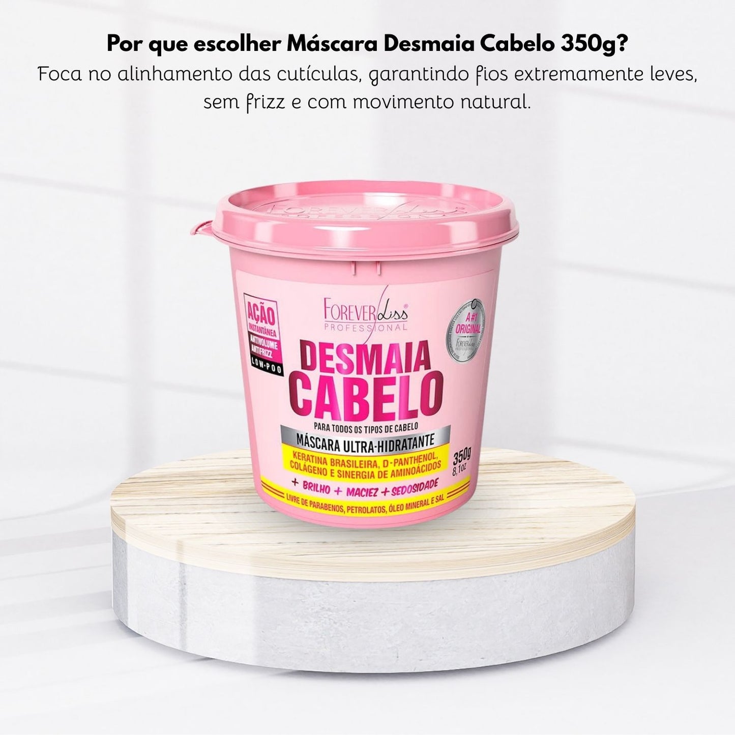 Máscara Forever Liss Desmaia Cabelo Ultra Hidratante 350 g
