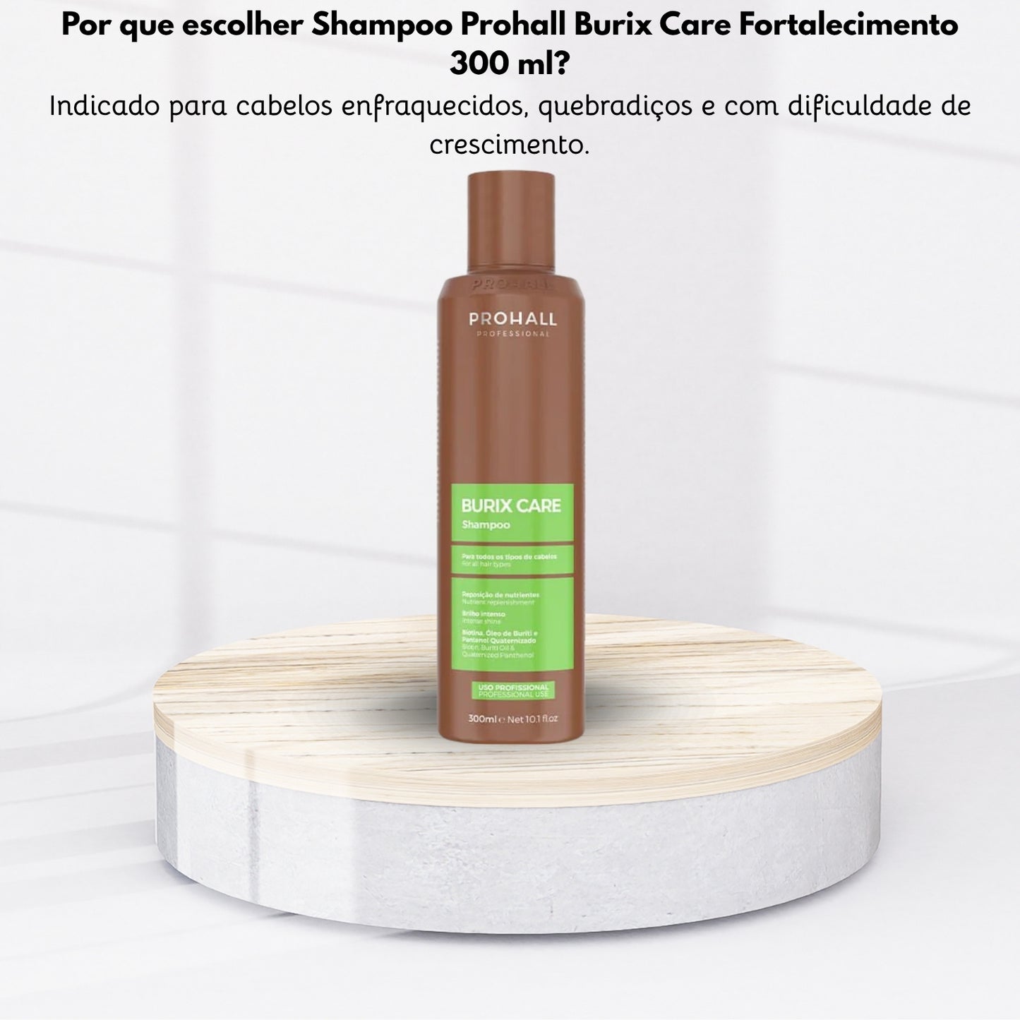 Shampoo Prohall Burix Care Fortalecimento 300 ml