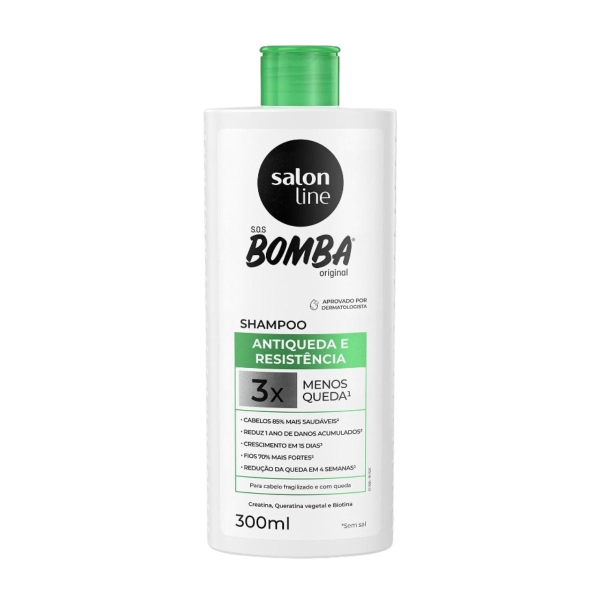 Kit Salon Line S.O.S Bomba Antiqueda Shampoo 300 ml + Condicionador 200 ml