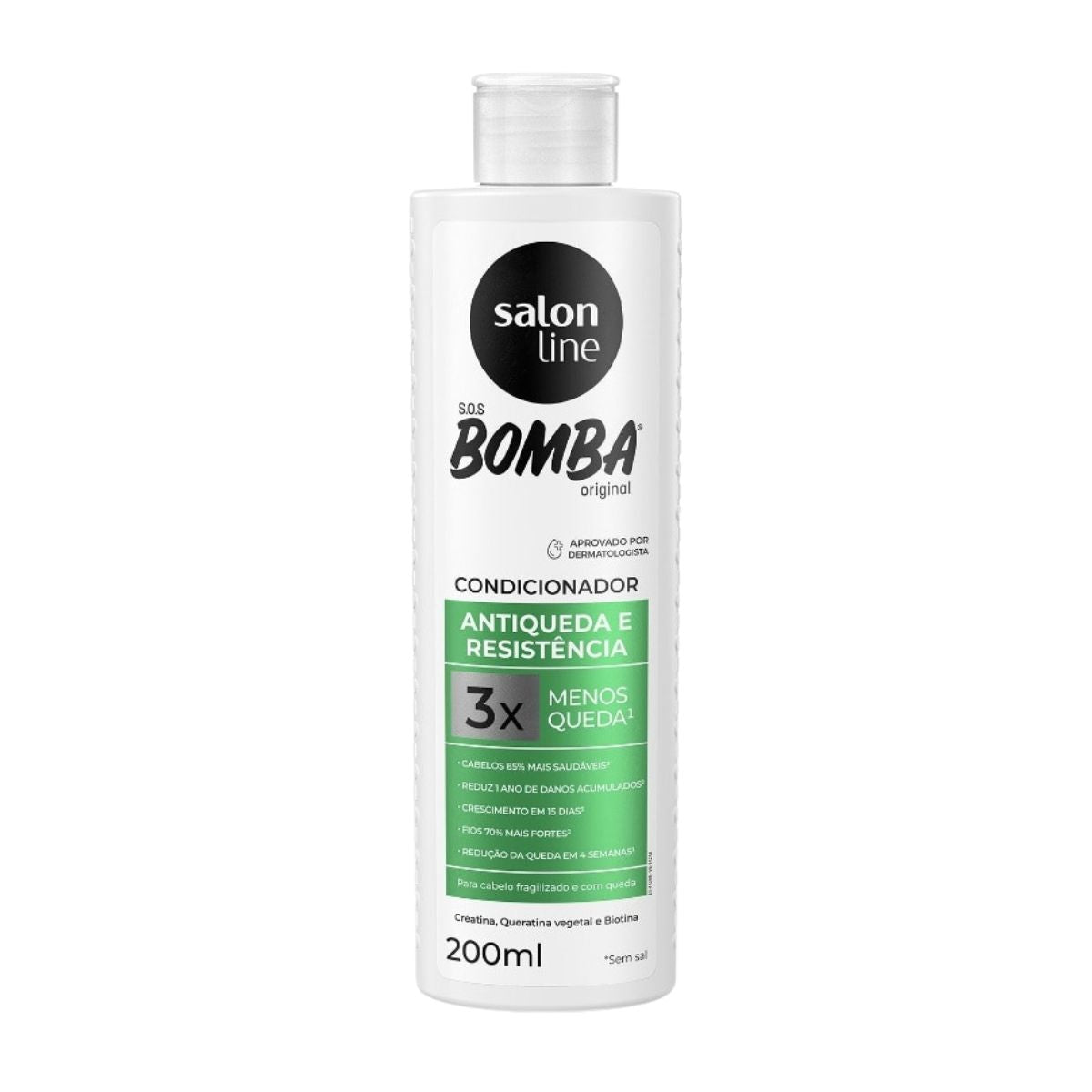 Kit Salon Line S.O.S Bomba Antiqueda Shampoo 300 ml + Condicionador 200 ml