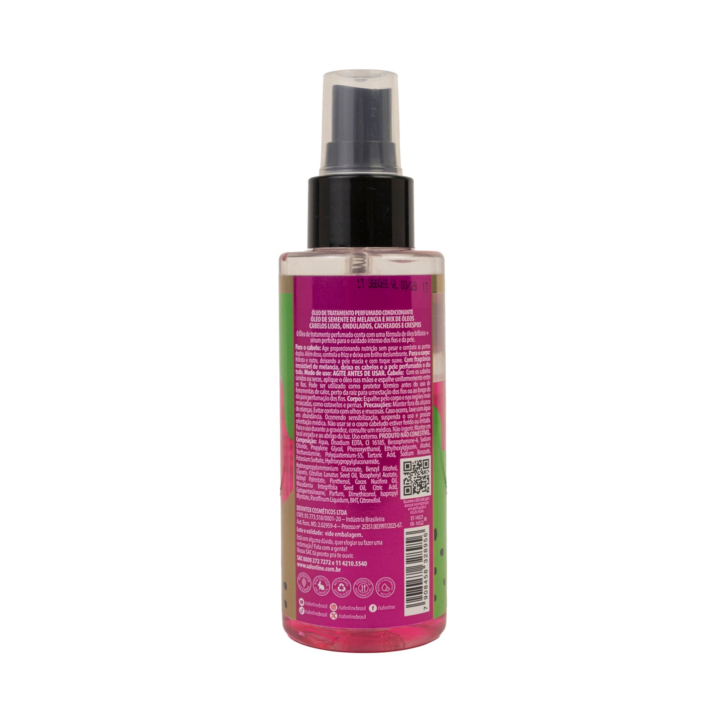 Oleo Salon Line Multy Poderosos Melancia Perfumado 120 ml