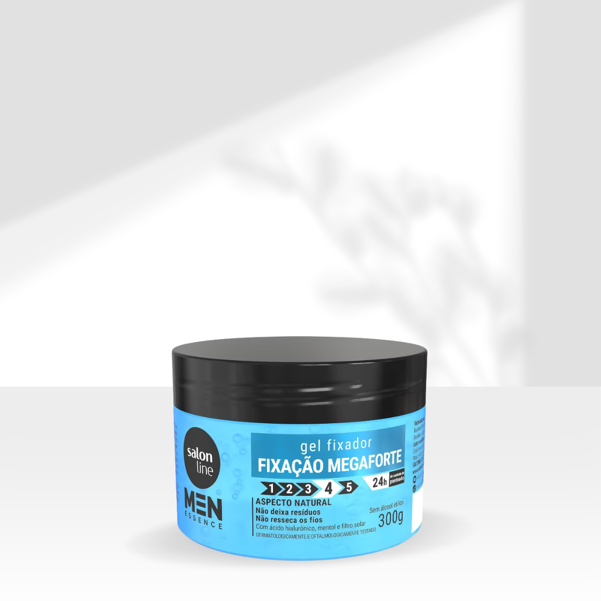 Salon Line Men Essence Fixação Mega Forte Gel Fixador 300ml