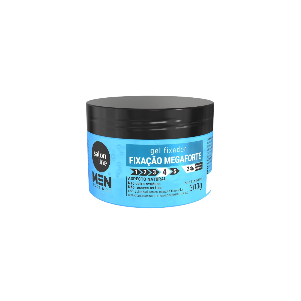 Salon Line Men Essence Fixação Mega Forte Gel Fixador 300ml