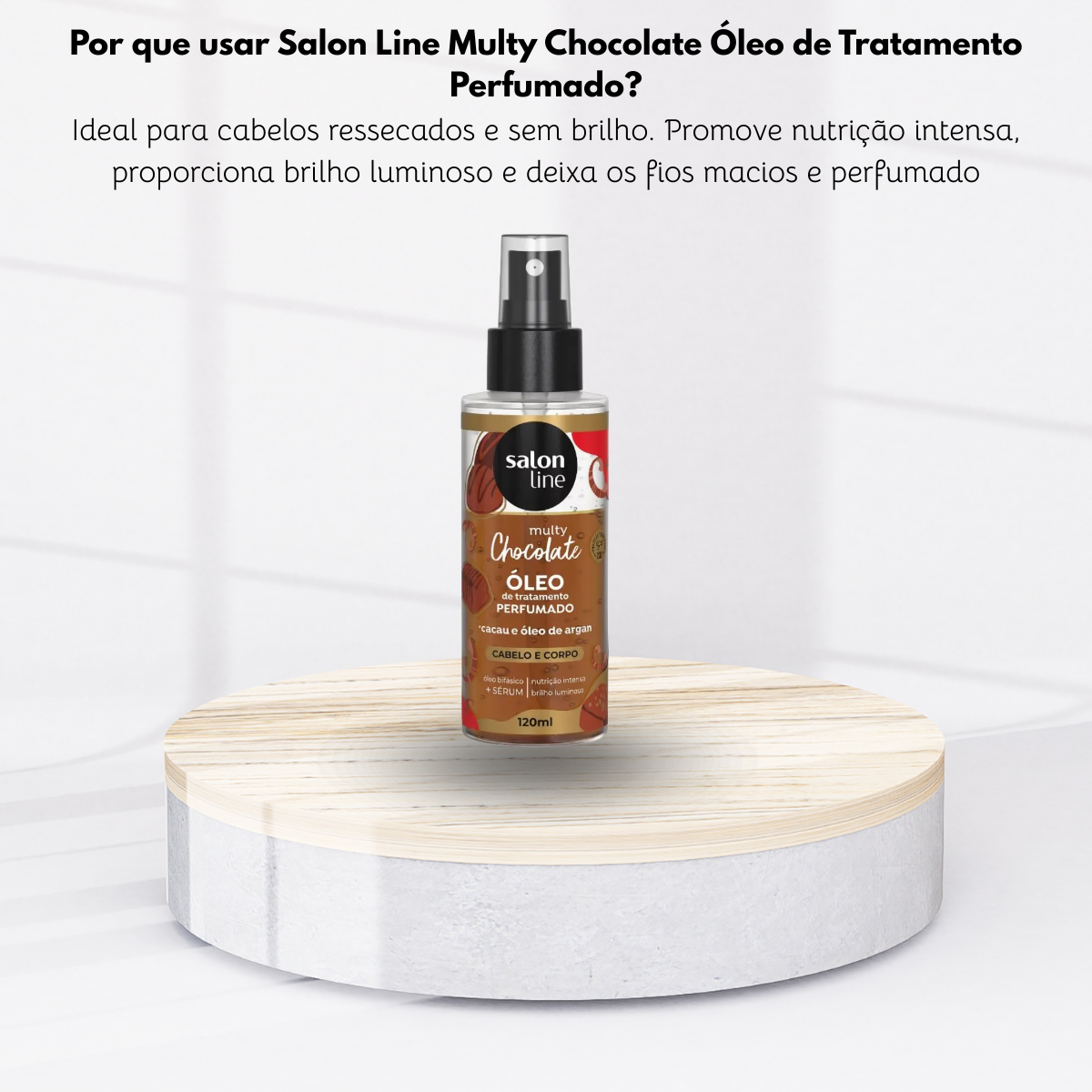 Oleo Salon Line Multy Chocolate Cabelo e Corpo 120 ml