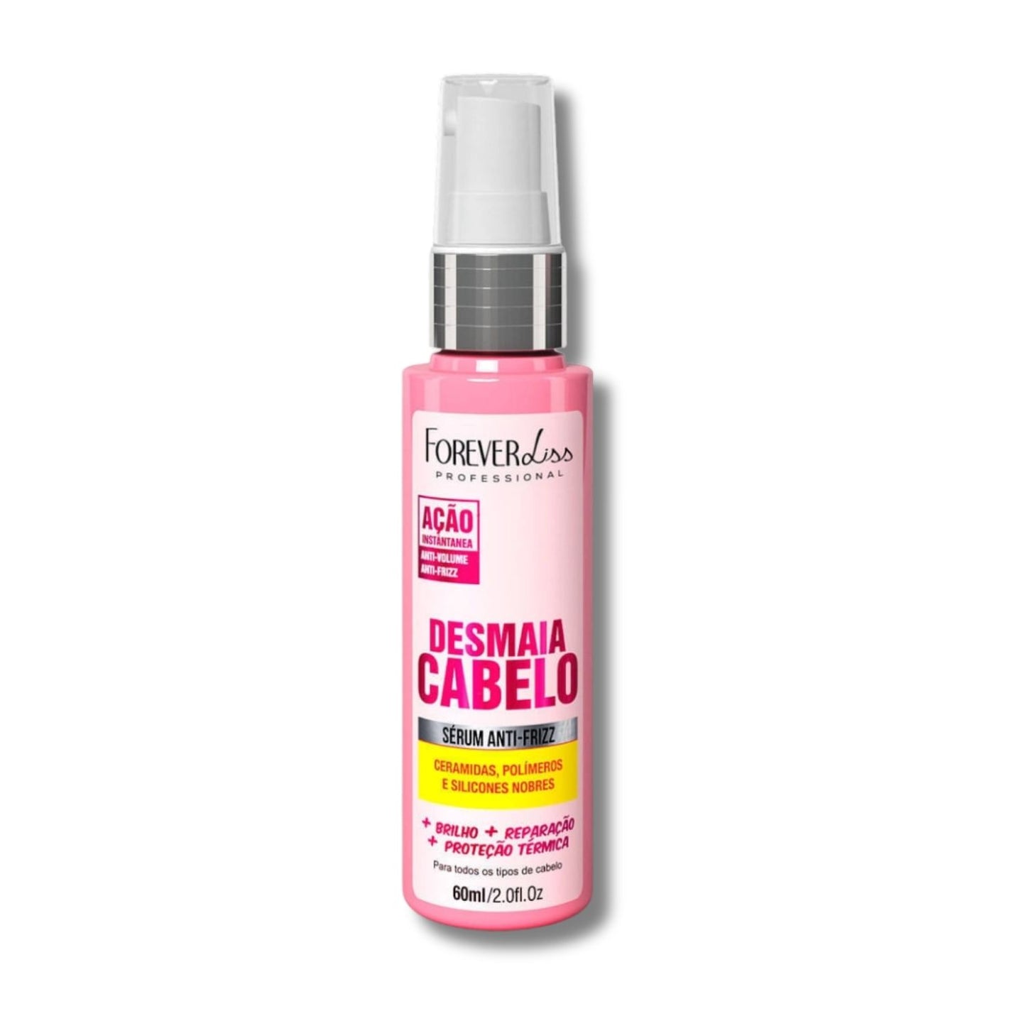Serum Forever Liss Desmaia Cabelo Antifrizz Oleo Reparador de Pontas 60 ml