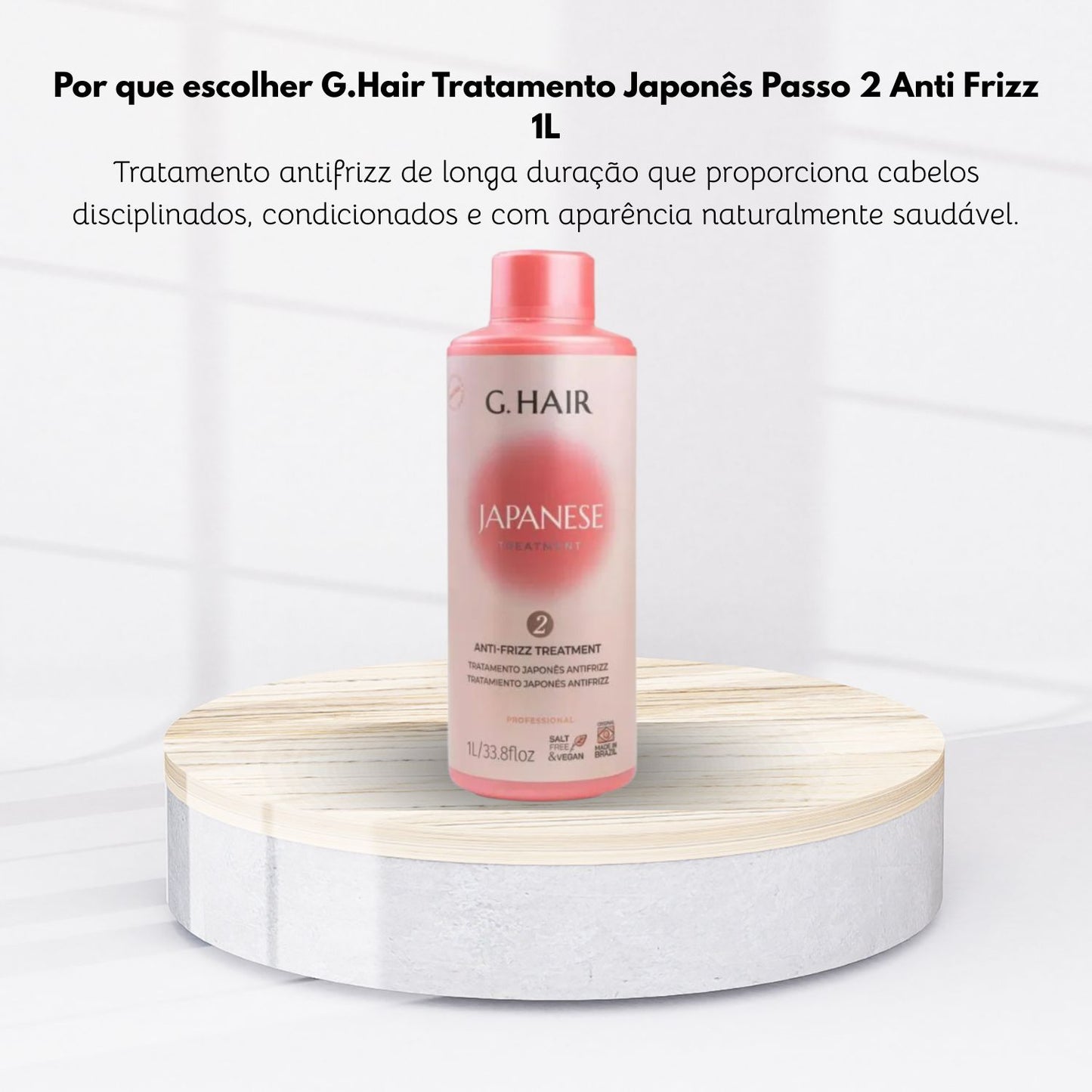 Progressiva G.Hair Tratamento Japonês Passo 2 Anti Frizz 1 Litro