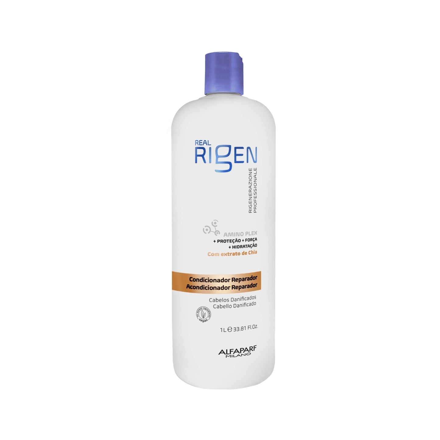 Condicionador Alfaparf Real Rigen Amino Plex Reparador 1 Litro