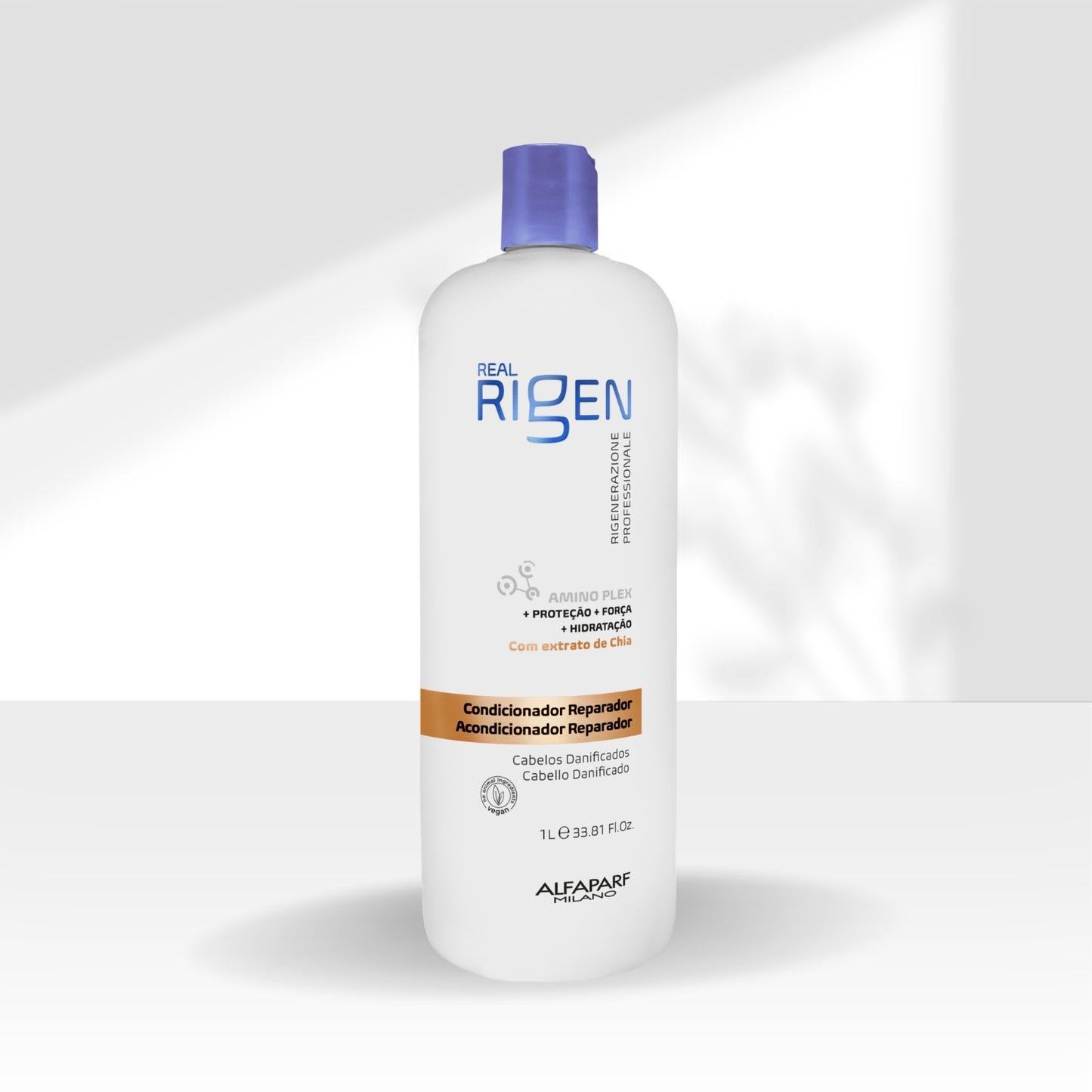Condicionador Alfaparf Real Rigen Amino Plex Reparador 1 Litro