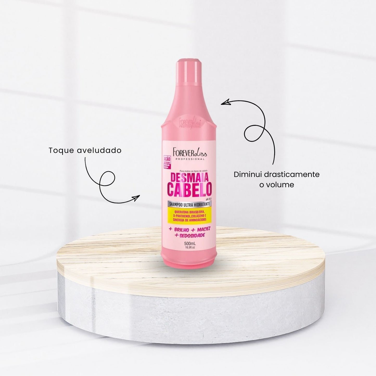 Shampoo Forever Liss Desmaia Cabelo 500 ml
