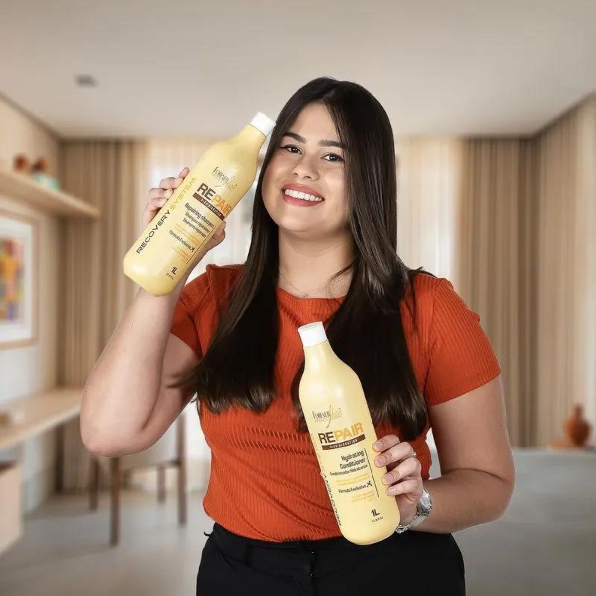 Condicionador Forever Liss Force Repair 1 Litro