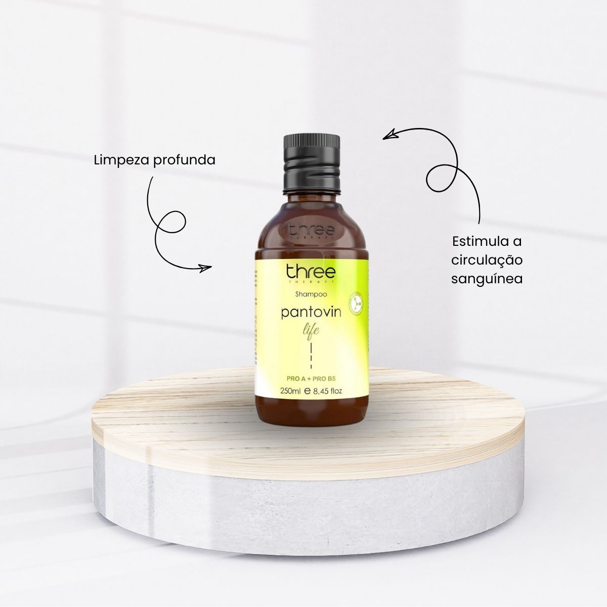 Kit Three Therapy Pantovin Life Crescimento Capilar