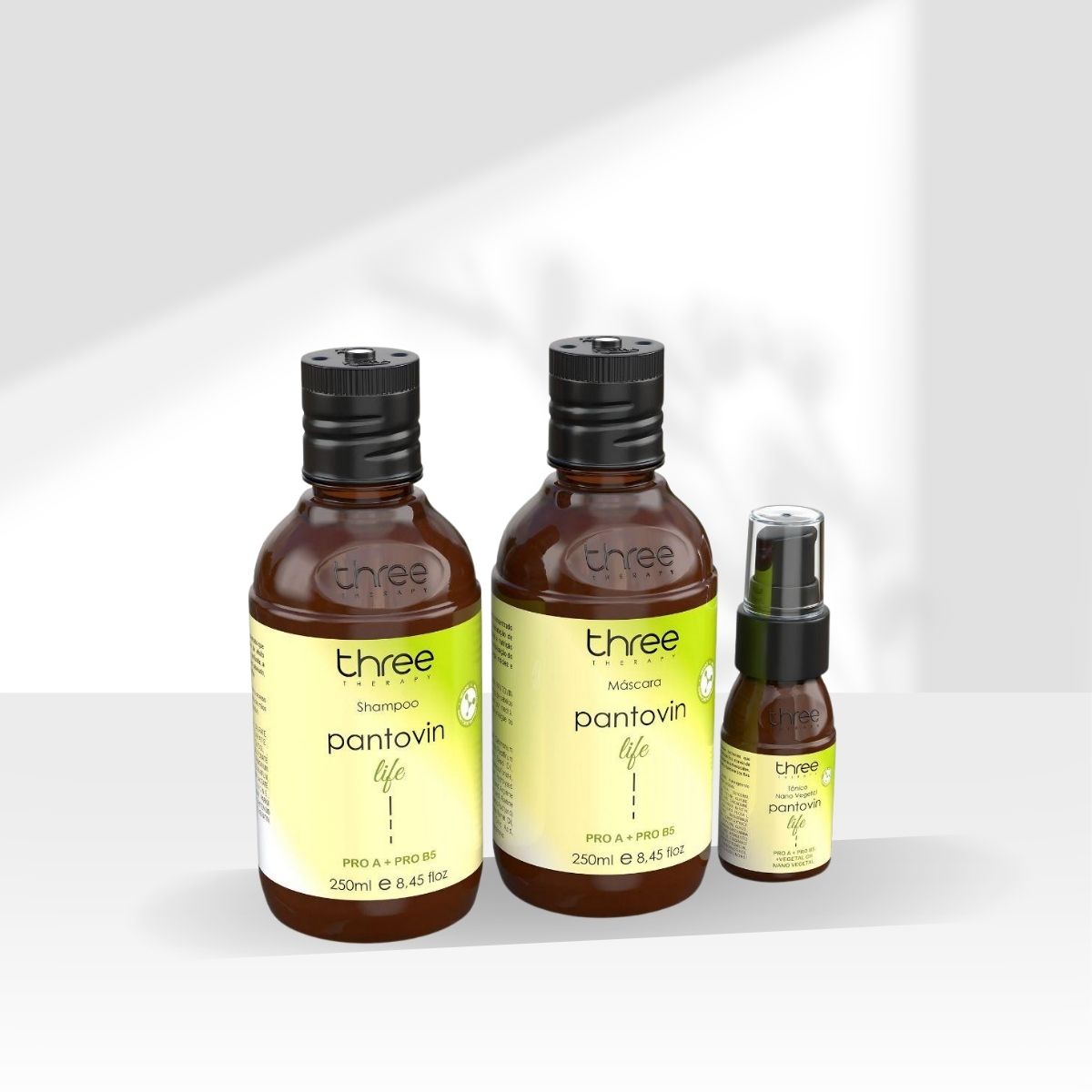 Kit Three Therapy Pantovin Life Crescimento Capilar