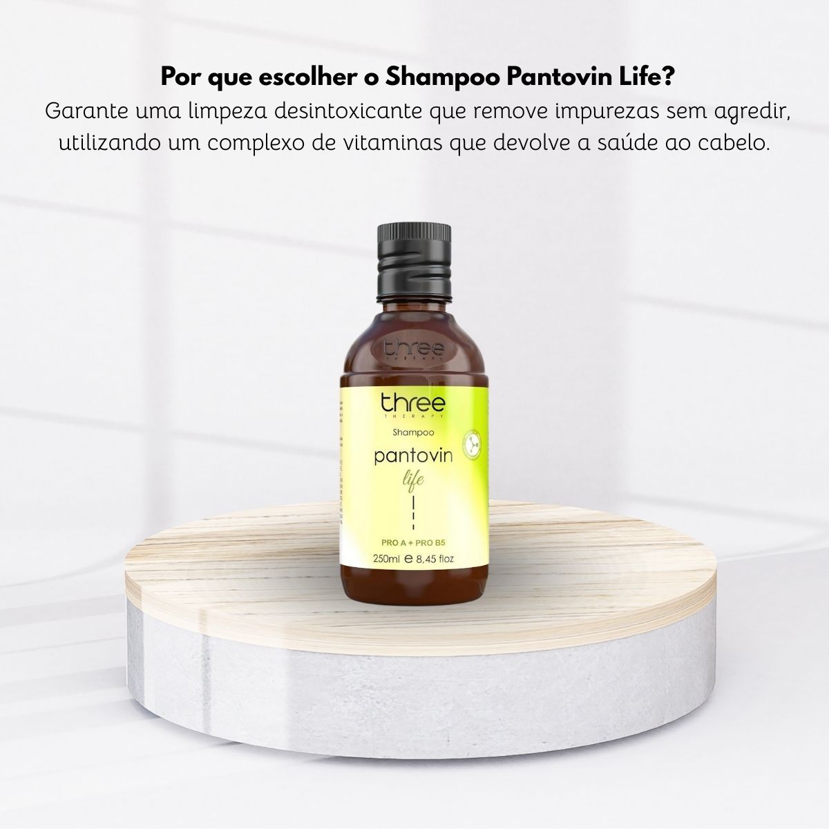 Shampoo Three Therapy Pantovin Life Revitalizante 250 ml