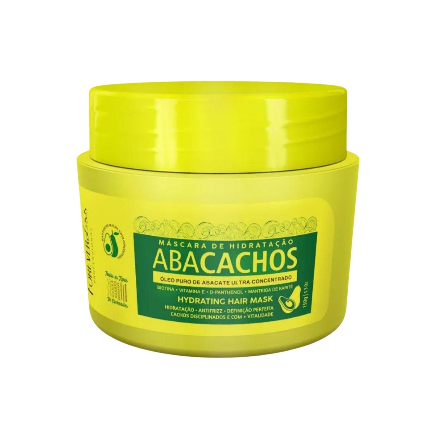 Máscara Forever Liss Máscara de Hidratação Abacachos para Cabelo Cacheado150 g