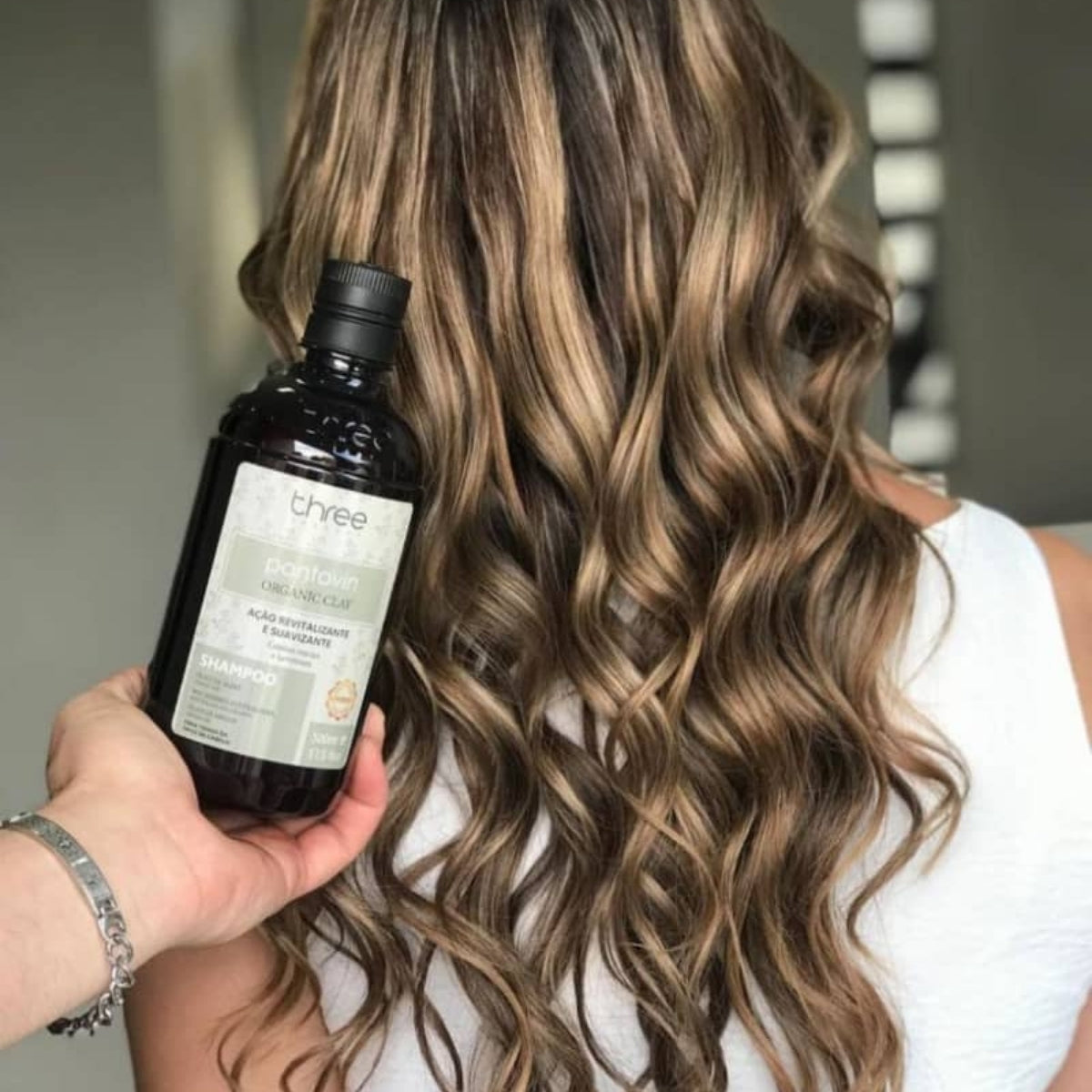 Shampoo Three Therapy Organic Clay Revitalizante 500 ml