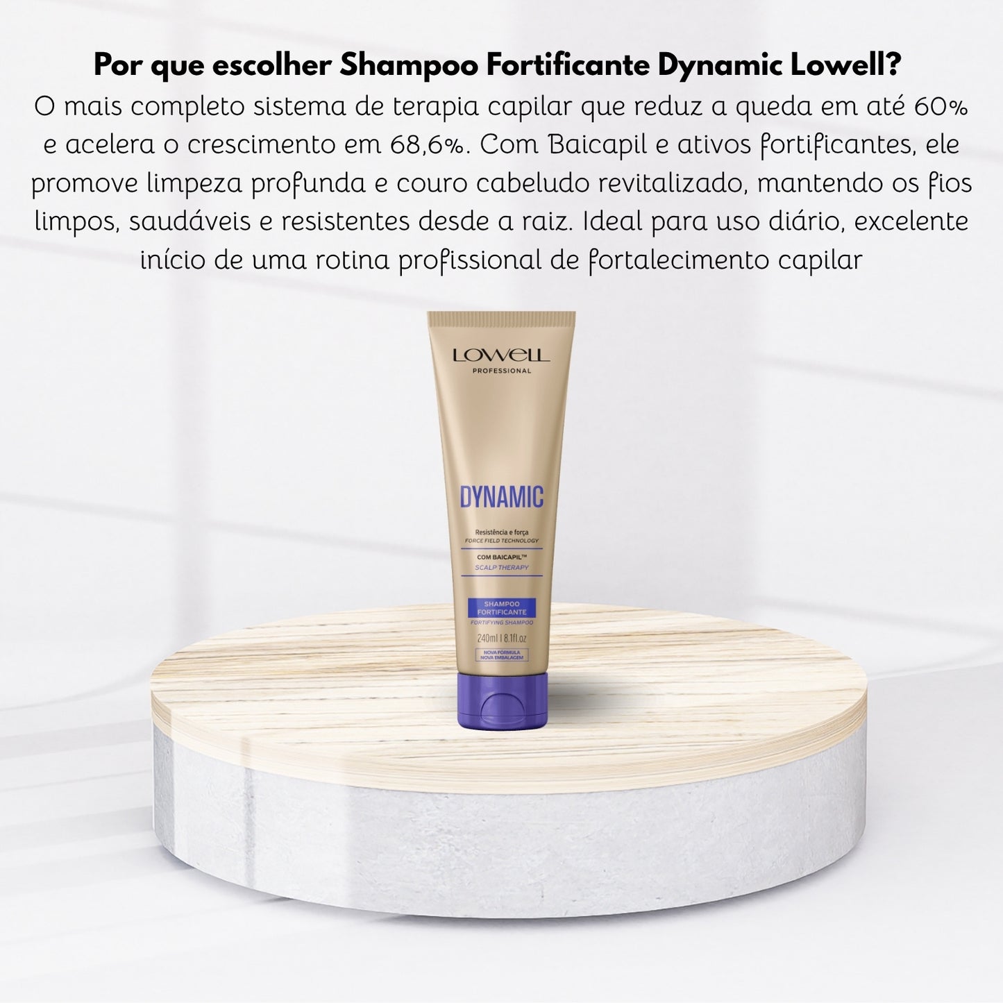 Shampoo Lowell Dynamic Fortificante 240 ml
