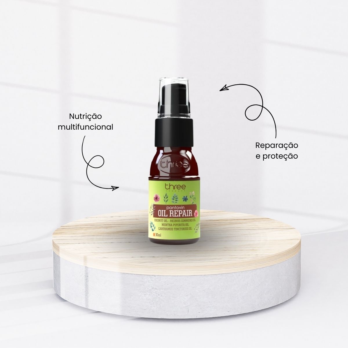 Oleo Three Therapy Pantovin Finalizador Repair 30 ml