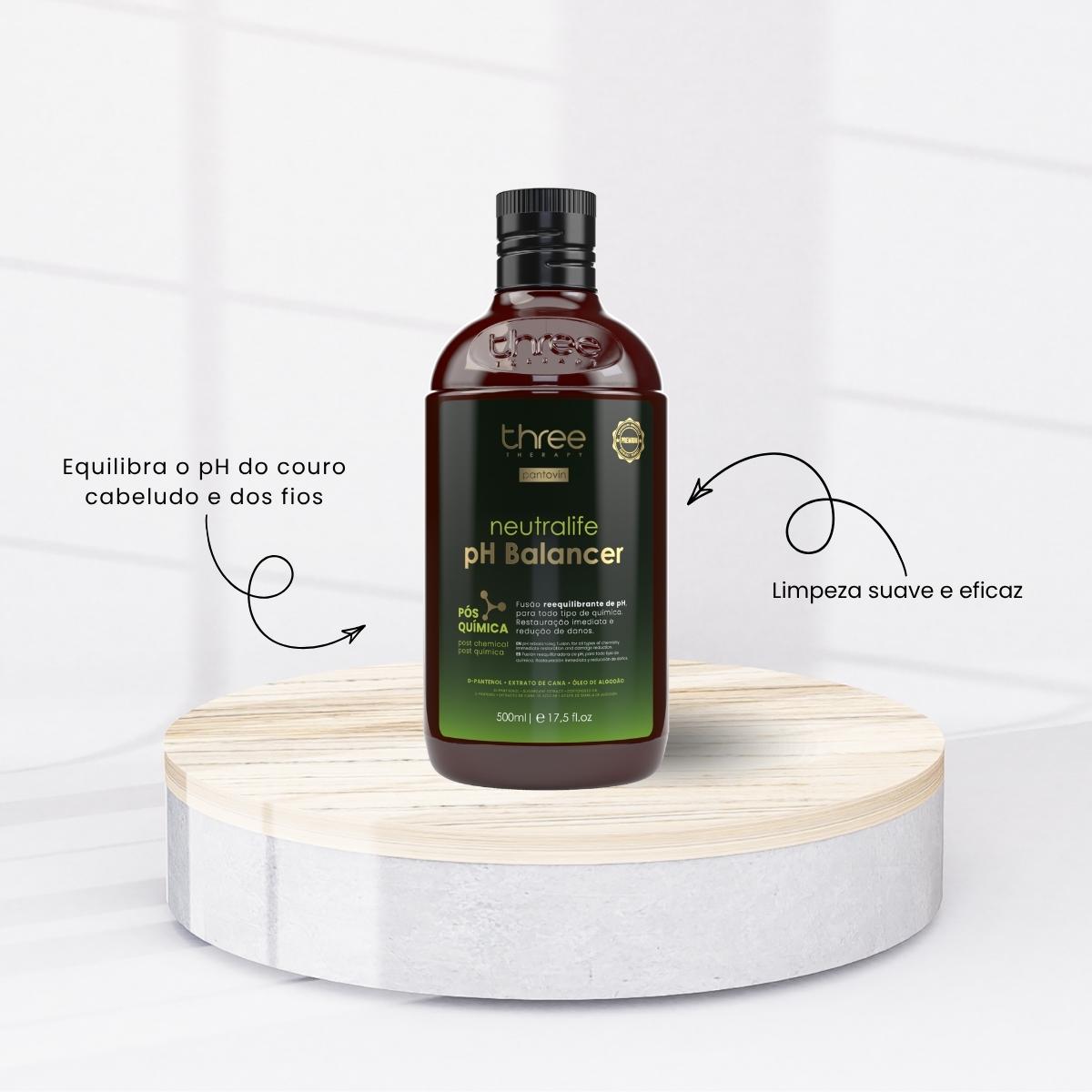 Three Therapy Pantovin Neutralife PH Balancer Pós Quimica 500 ml