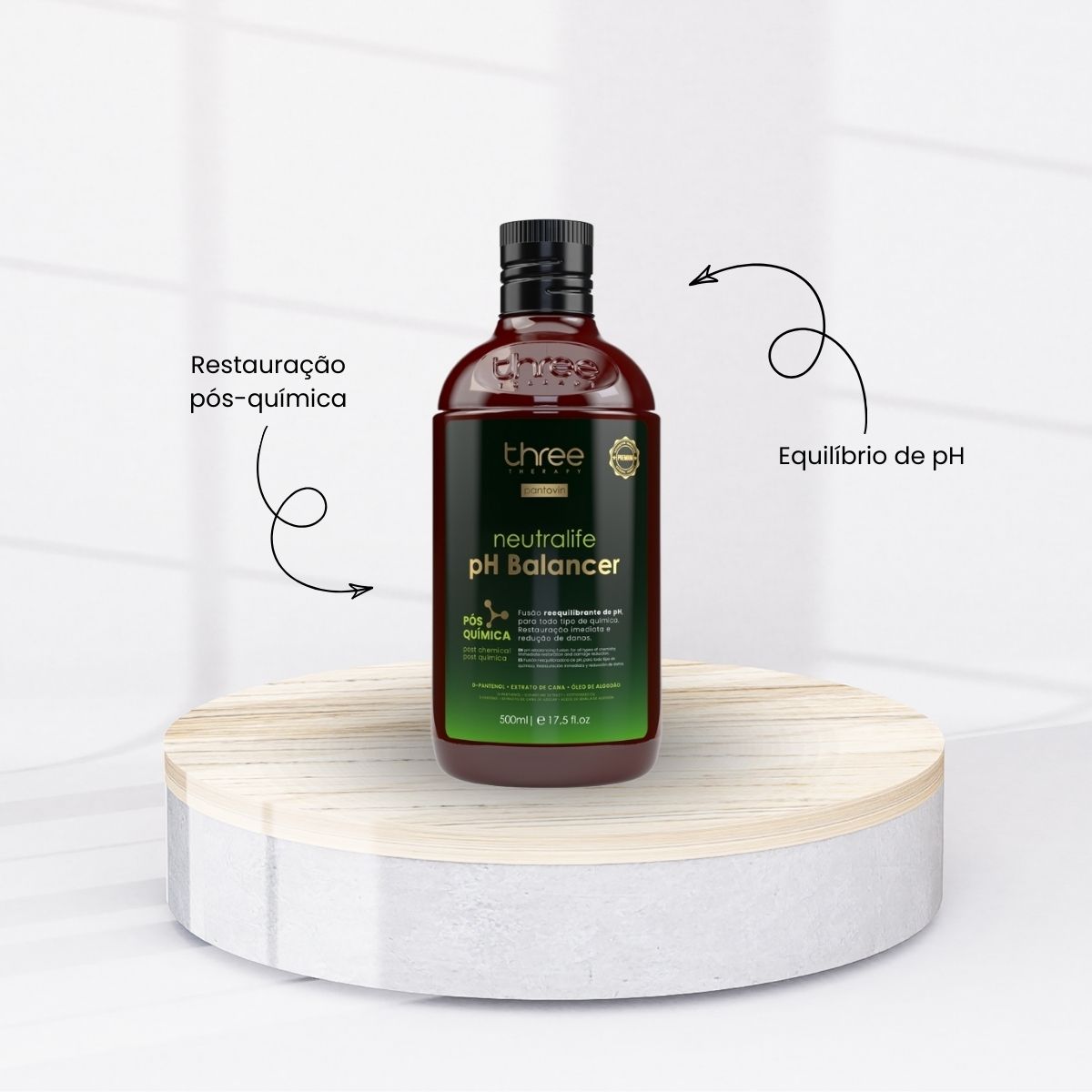 Three Therapy Pantovin Neutralife PH Balancer Pós Quimica 500 ml