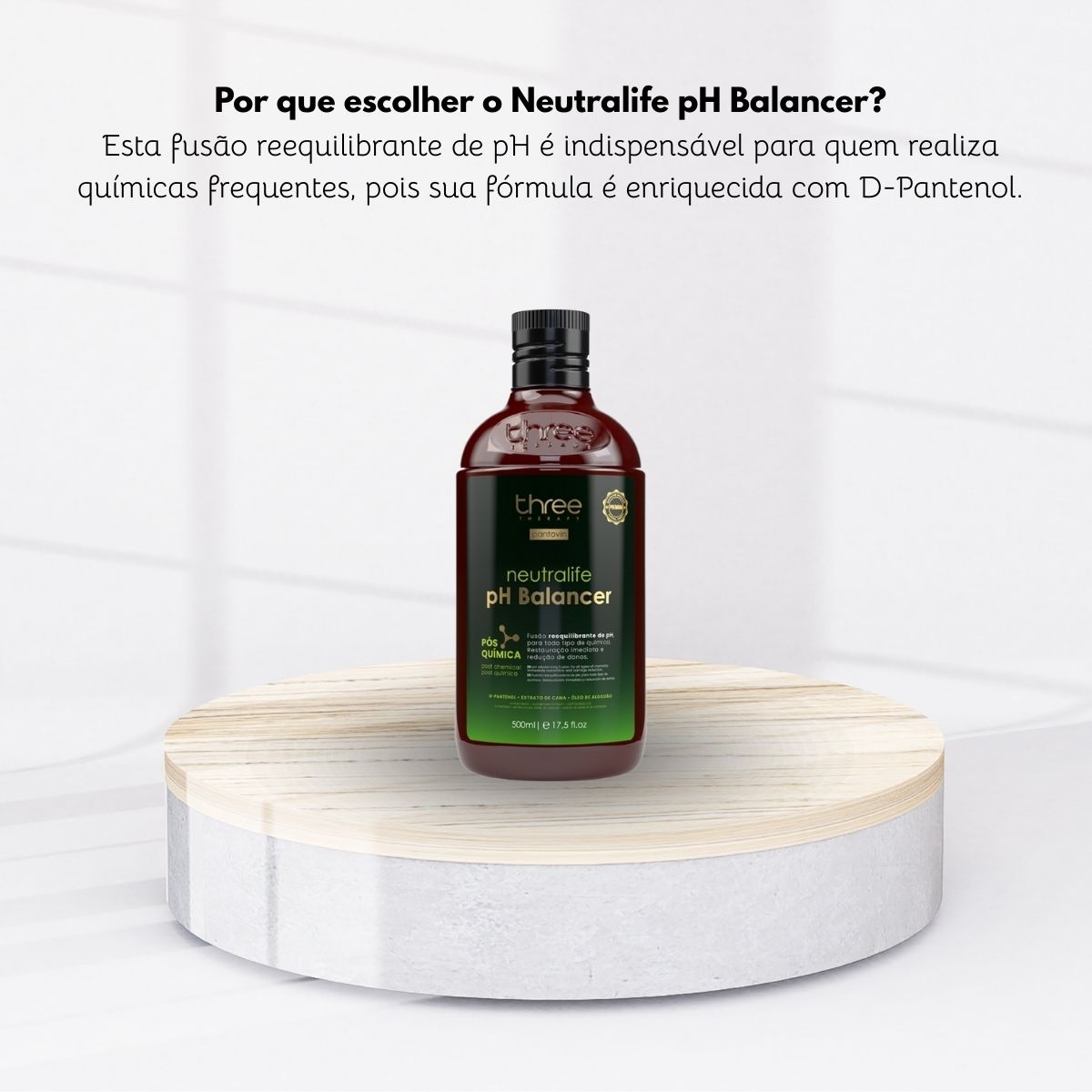 Three Therapy Pantovin Neutralife PH Balancer Pós Quimica 500 ml