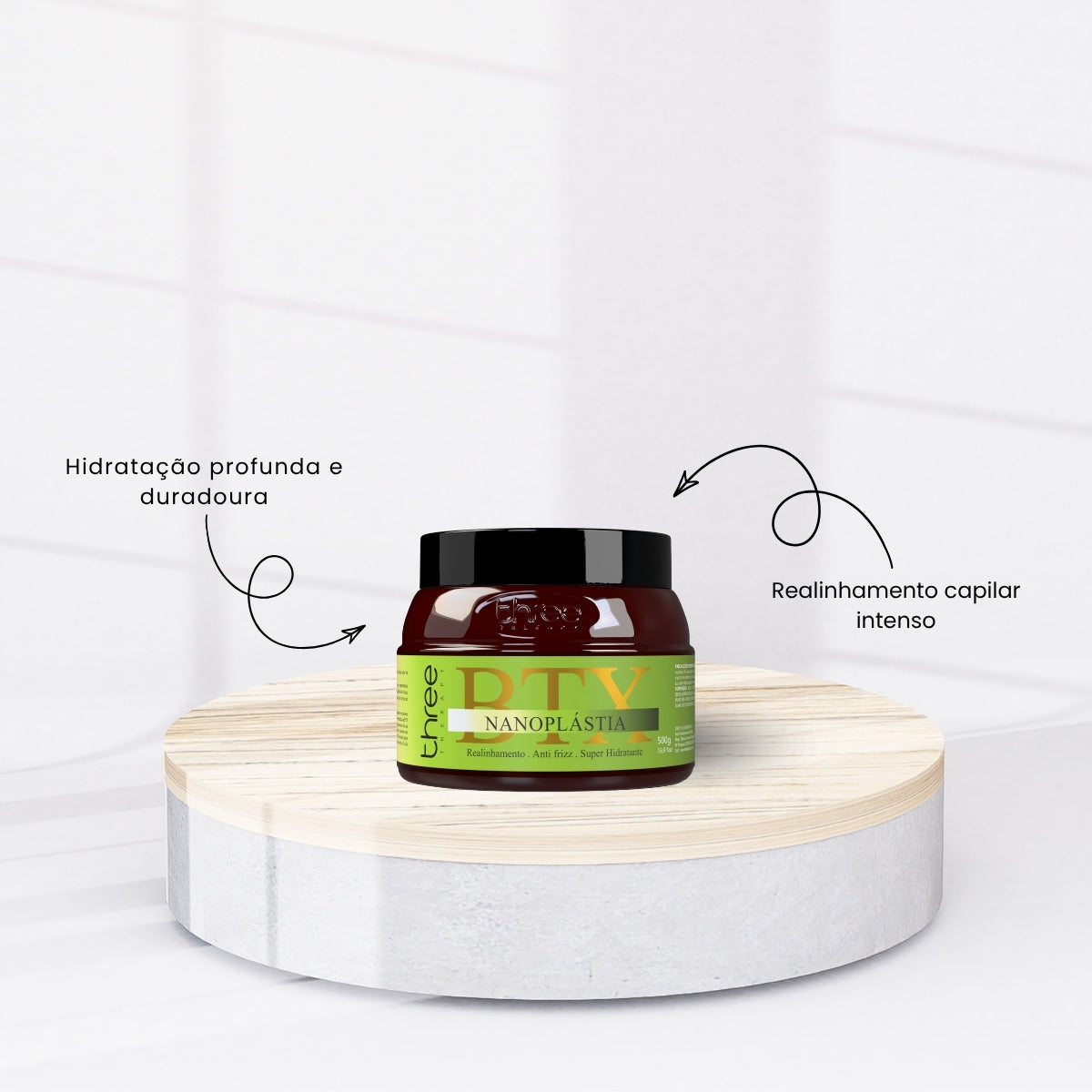 Máscara Three Therapy Pantovin BTX Nanoplastia 500 g