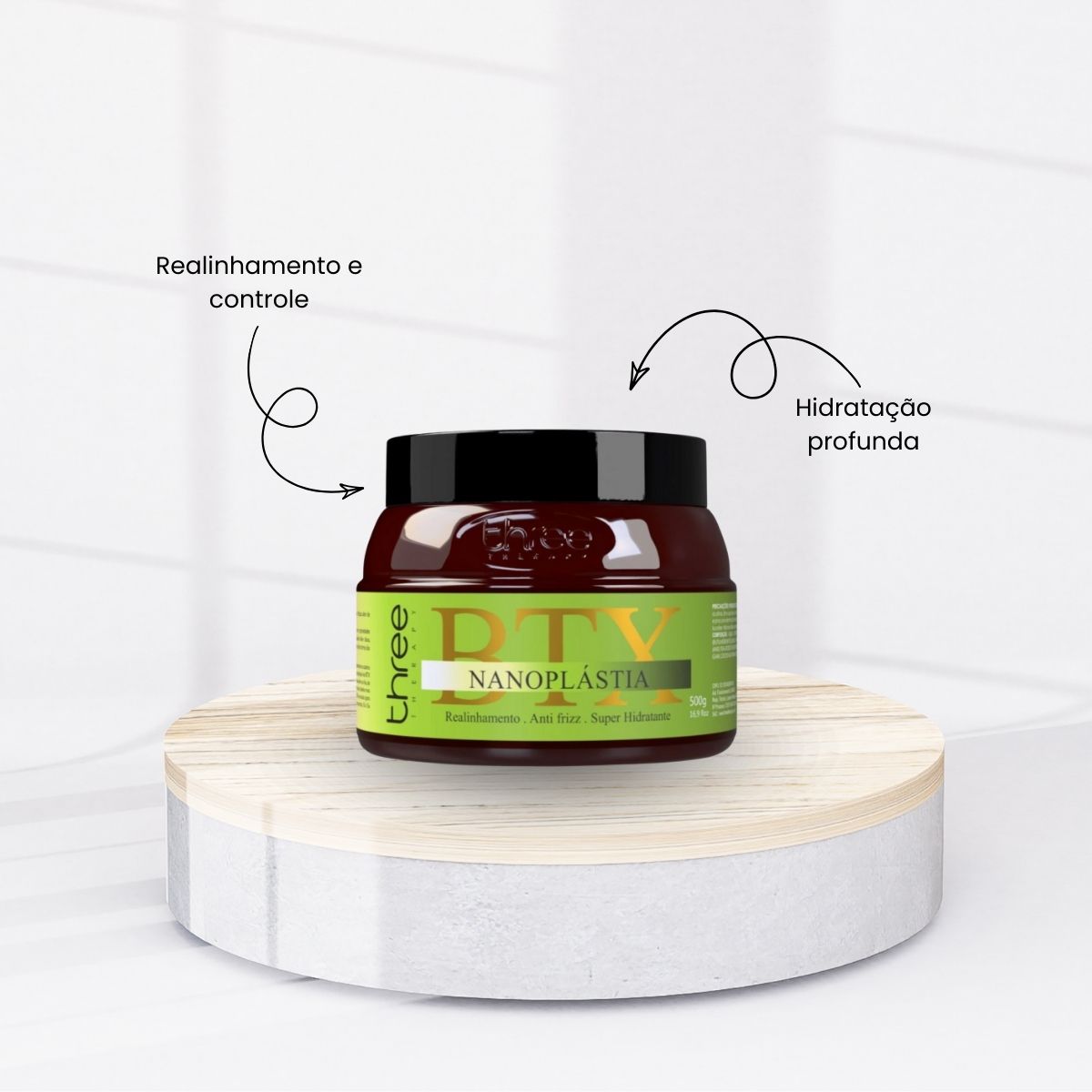 Máscara Three Therapy Pantovin BTX Nanoplastia 500 g