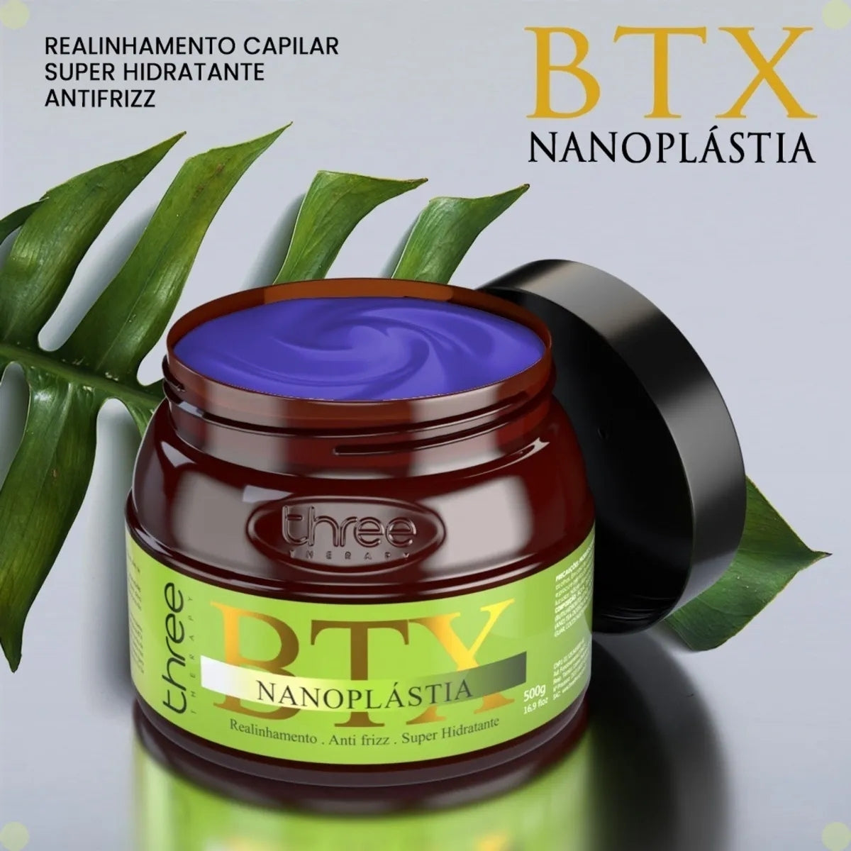 Máscara Three Therapy Pantovin BTX Nanoplastia 500 g