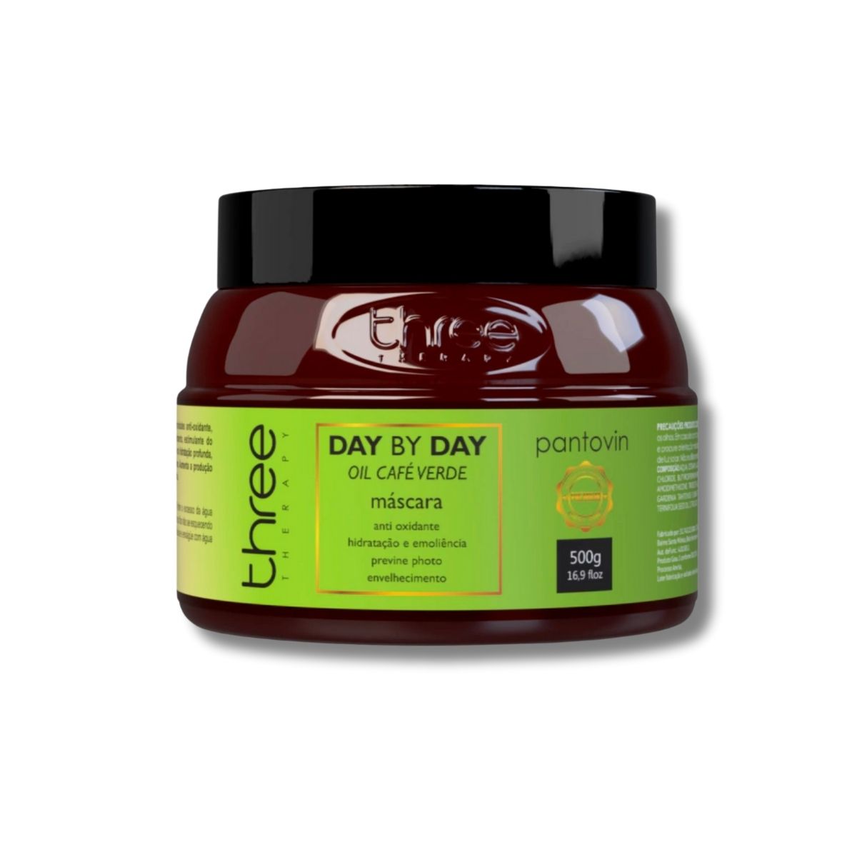 Máscara Three Therapy Day by Day Café Verde Oil 500 g