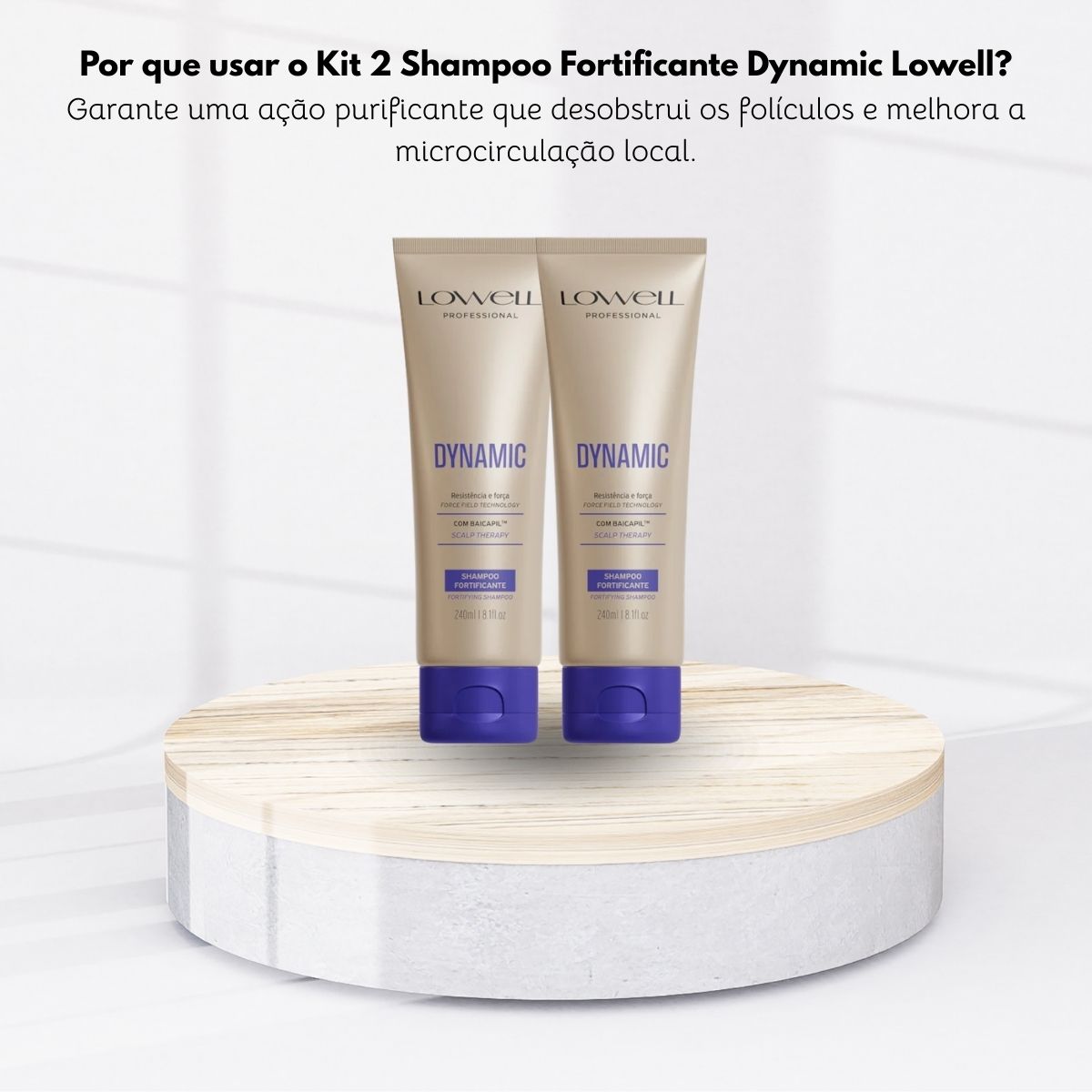 Kit Lowell Dynamic 2 Shampoo Fortificante 240 ml