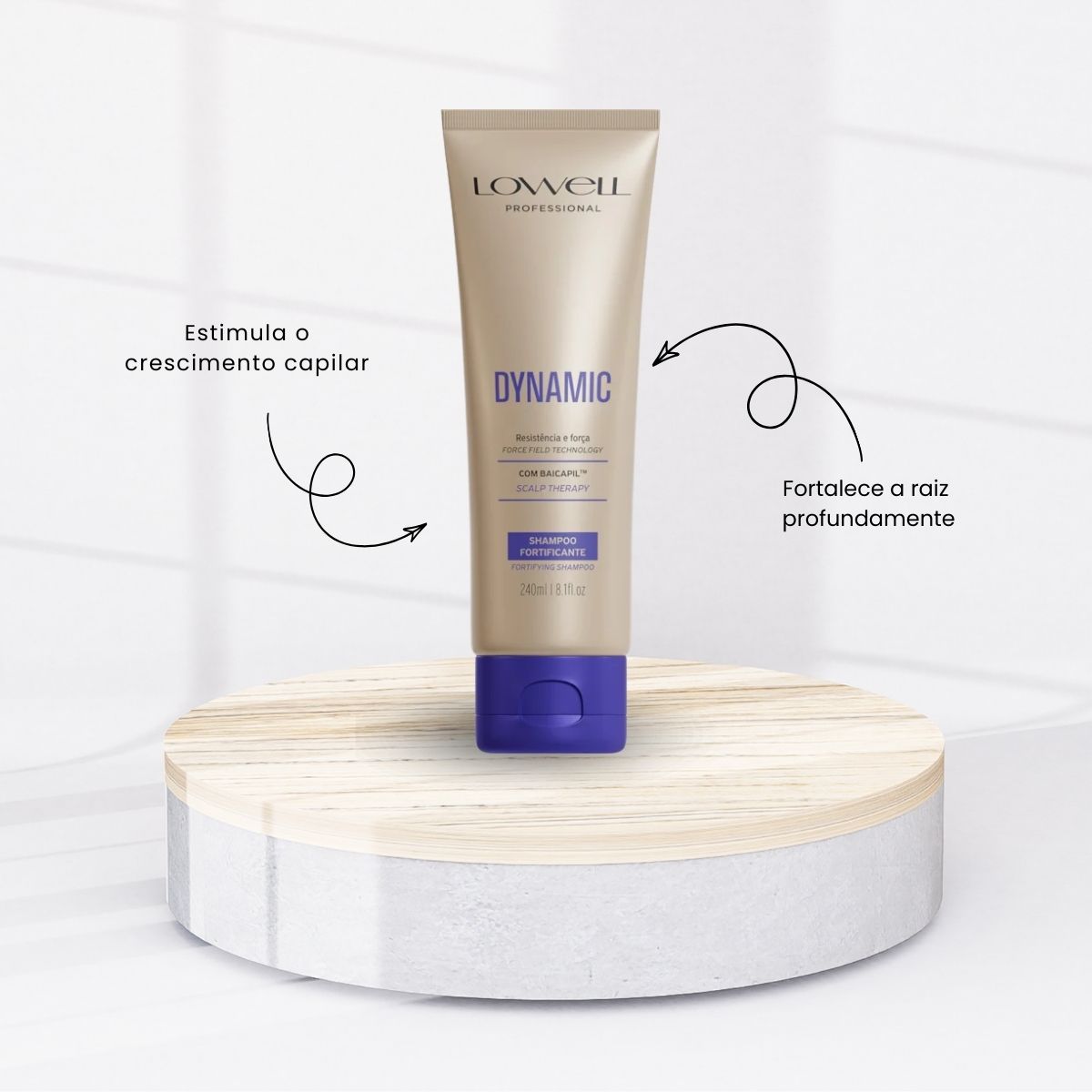 Kit Lowell Dynamic 3 Shampoo Fortificante 240 ml
