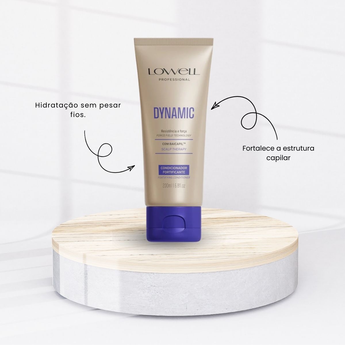 Kit Lowell Dynamic 3 Condicionadores Fortificante 200 ml