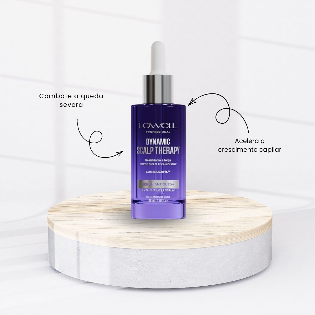 Kit Lowell Dynamic 2 Sérum Antiqueda 48 ml