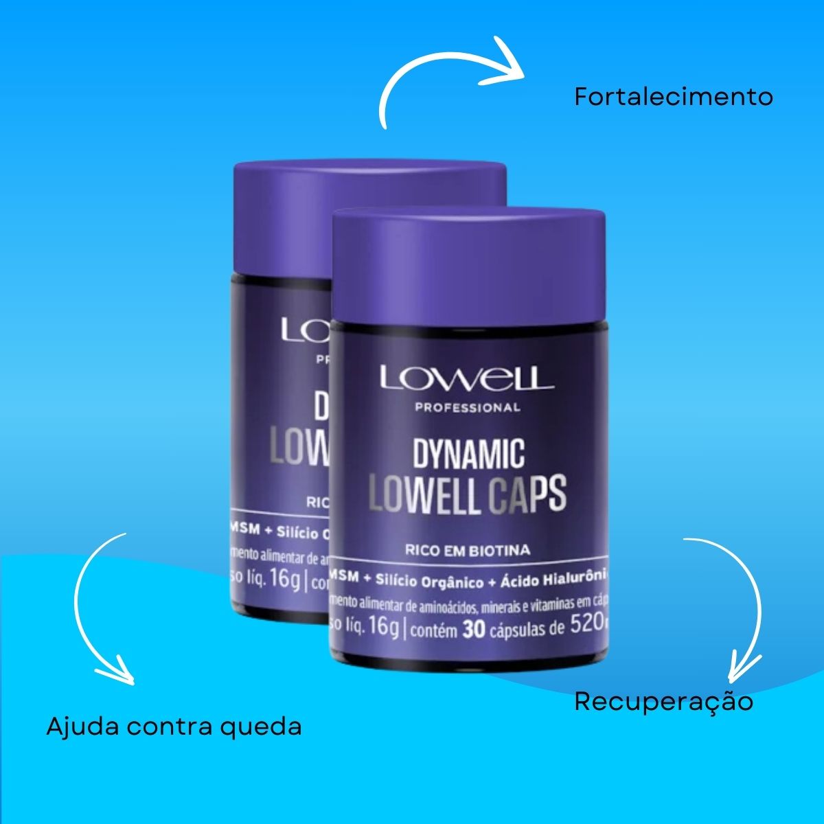 Kit Lowell Dynamic 2 Suplemento 30 Cápsulas