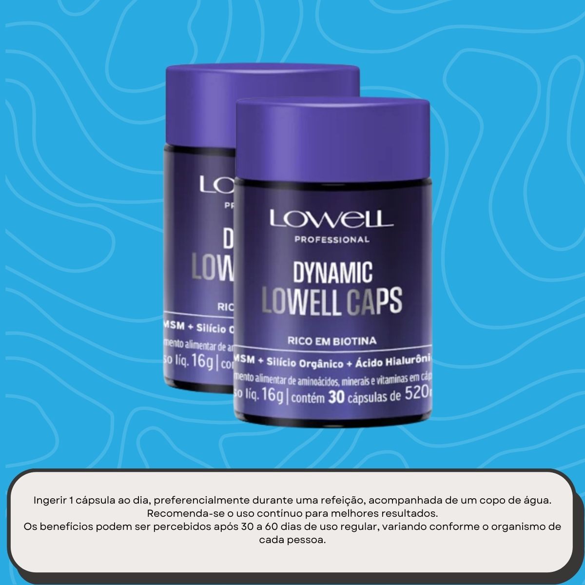 Kit Lowell Dynamic 2 Suplemento 30 Cápsulas