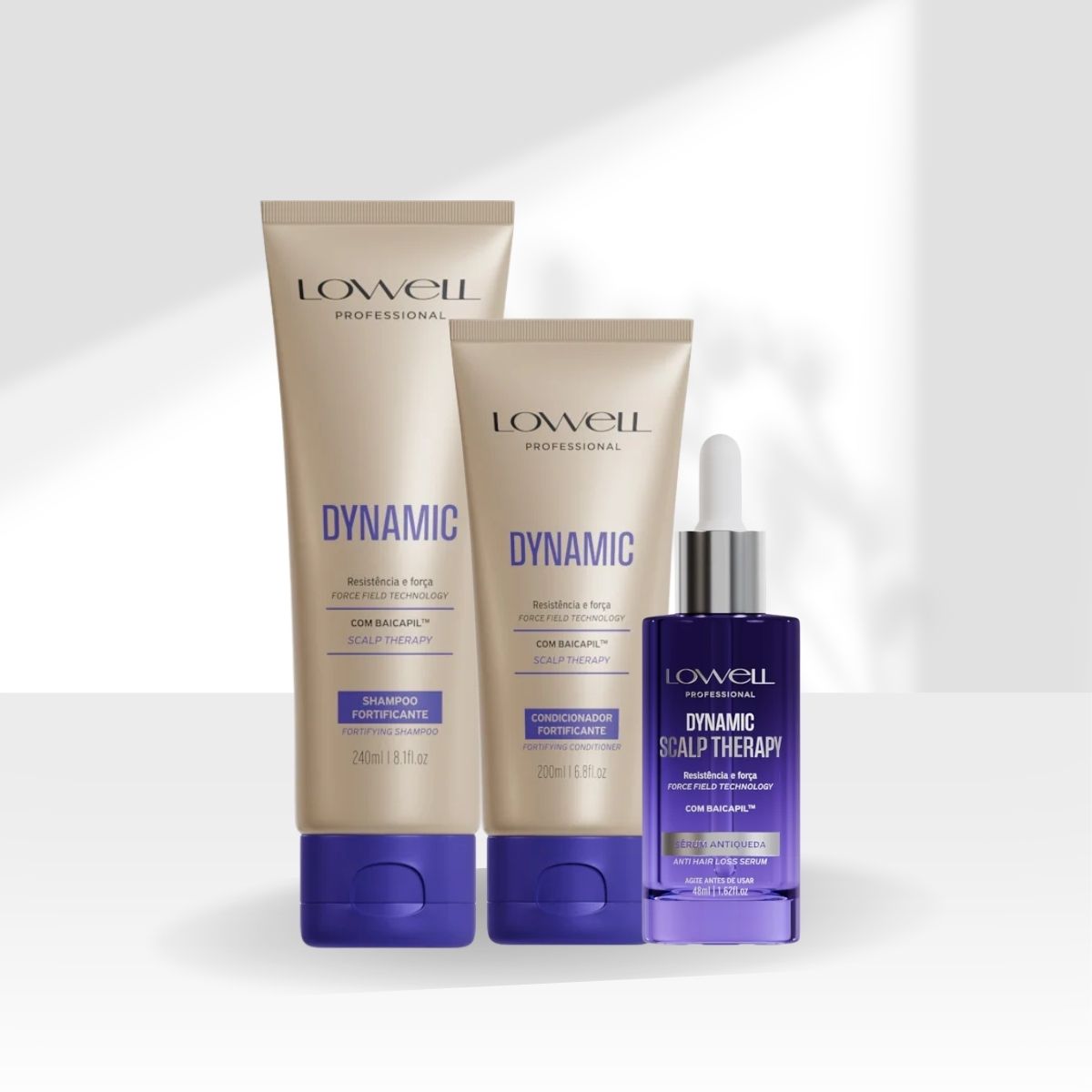 Kit Lowell Dynamic Fortificante (3 Produtos)
