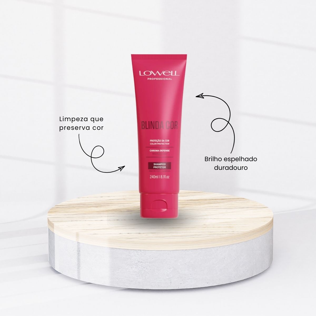 Shampoo Lowell Blinda Cor Protetor 240 ml