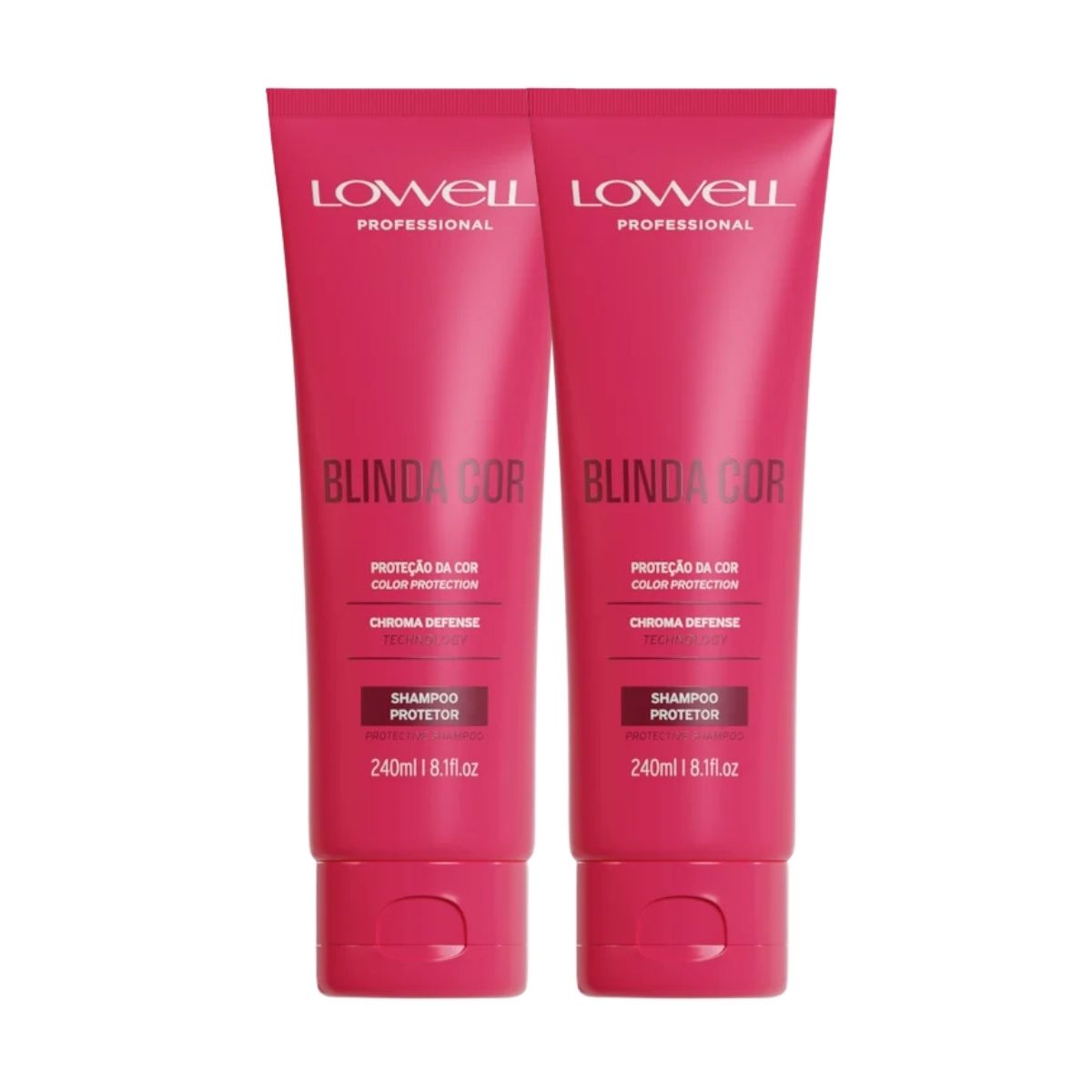 Kit Lowell Blinda Cor 2 Shampoo Protetor 240 ml