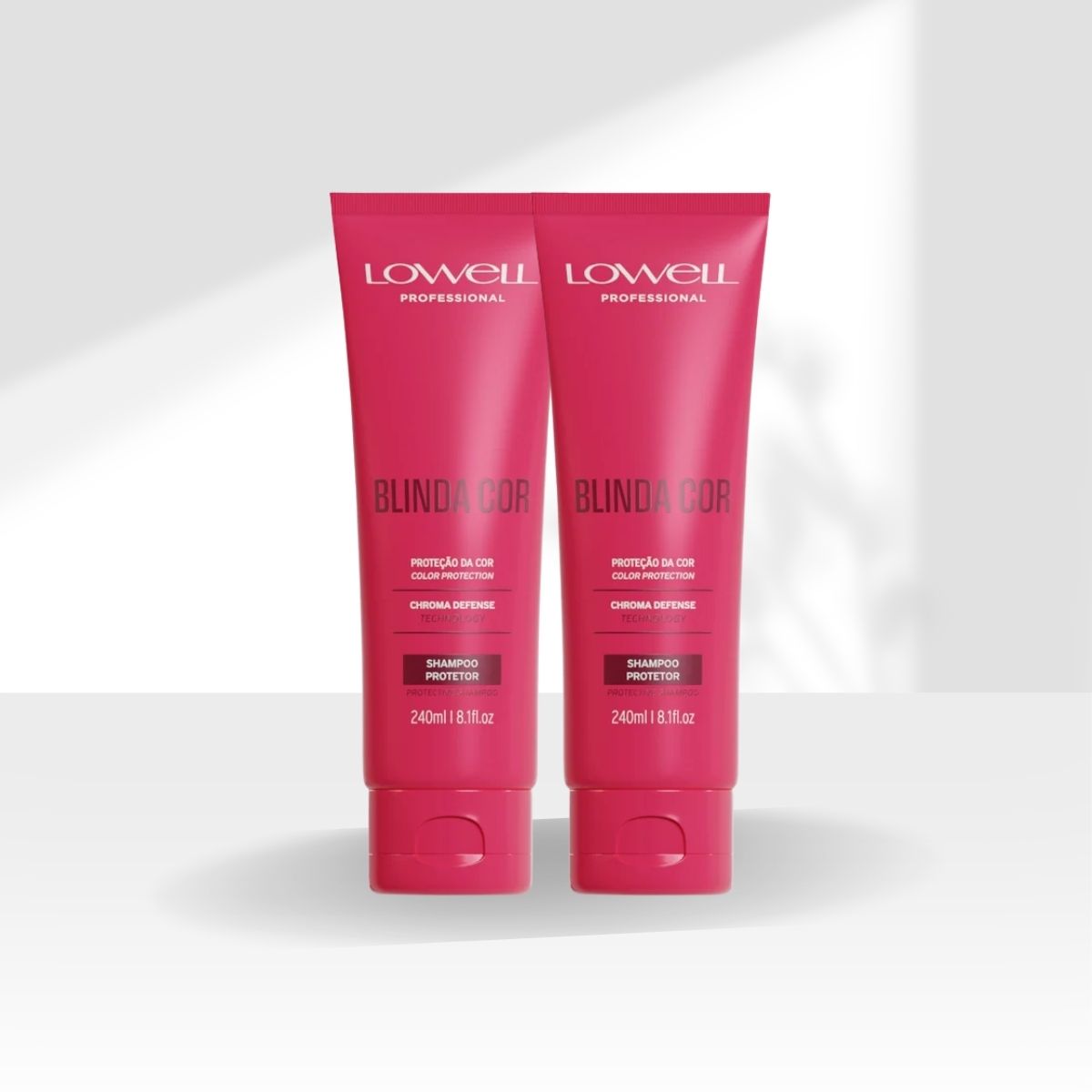 Kit Lowell Blinda Cor 2 Shampoo Protetor 240 ml