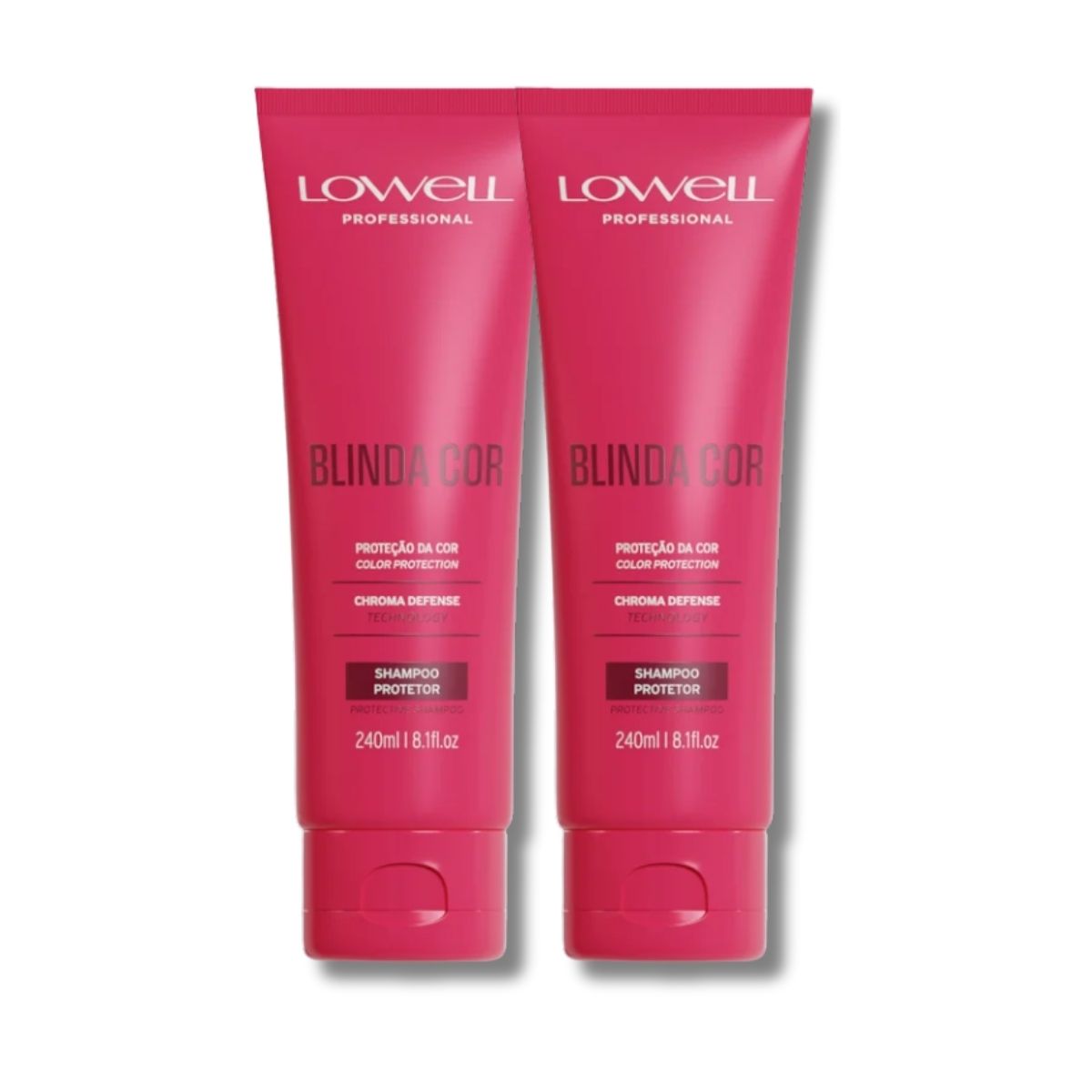Kit Lowell Blinda Cor 2 Shampoo Protetor 240 ml