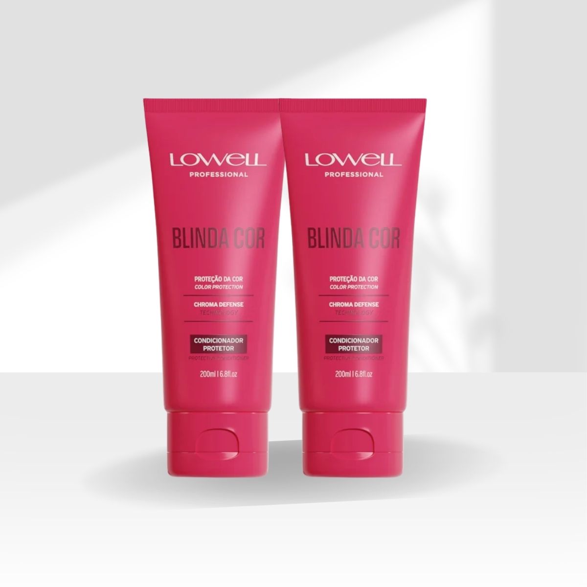Kit Lowell Blinda Cor 2 Condicionador Protetor 200 ml
