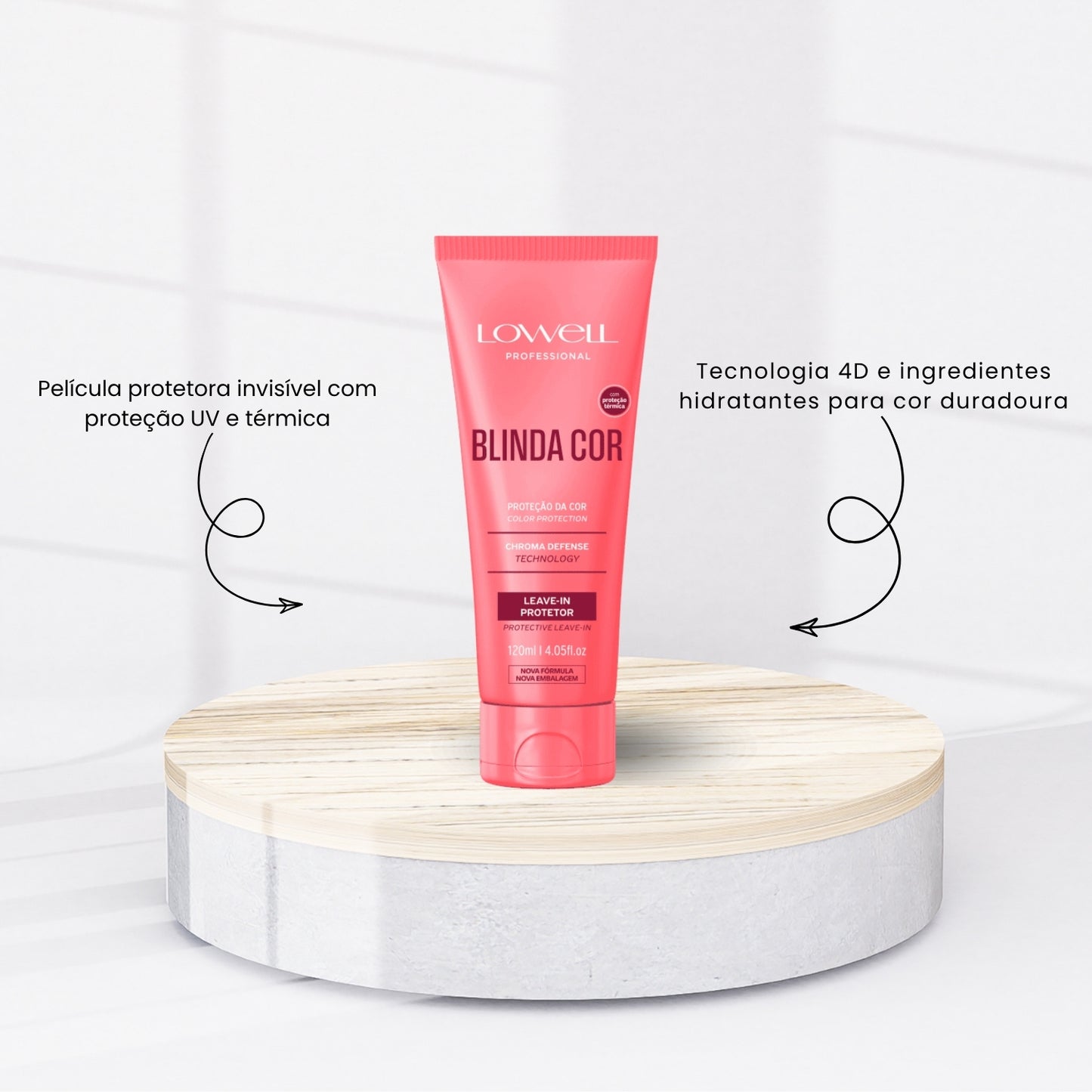 Leave-in Lowell Blinda Cor Protetor 120 ml