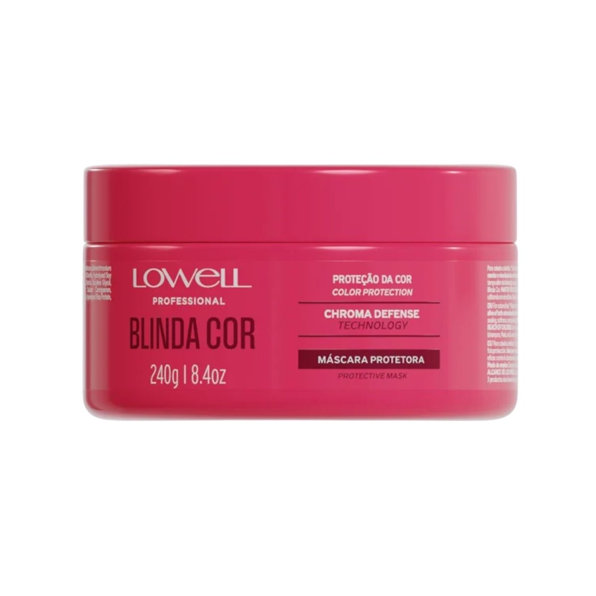 Máscara Lowell Blinda Cor Protetora 240 g