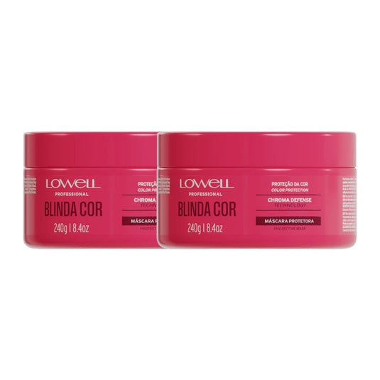 Kit Lowell Blinda Cor 2 Máscara Protetora 240 g
