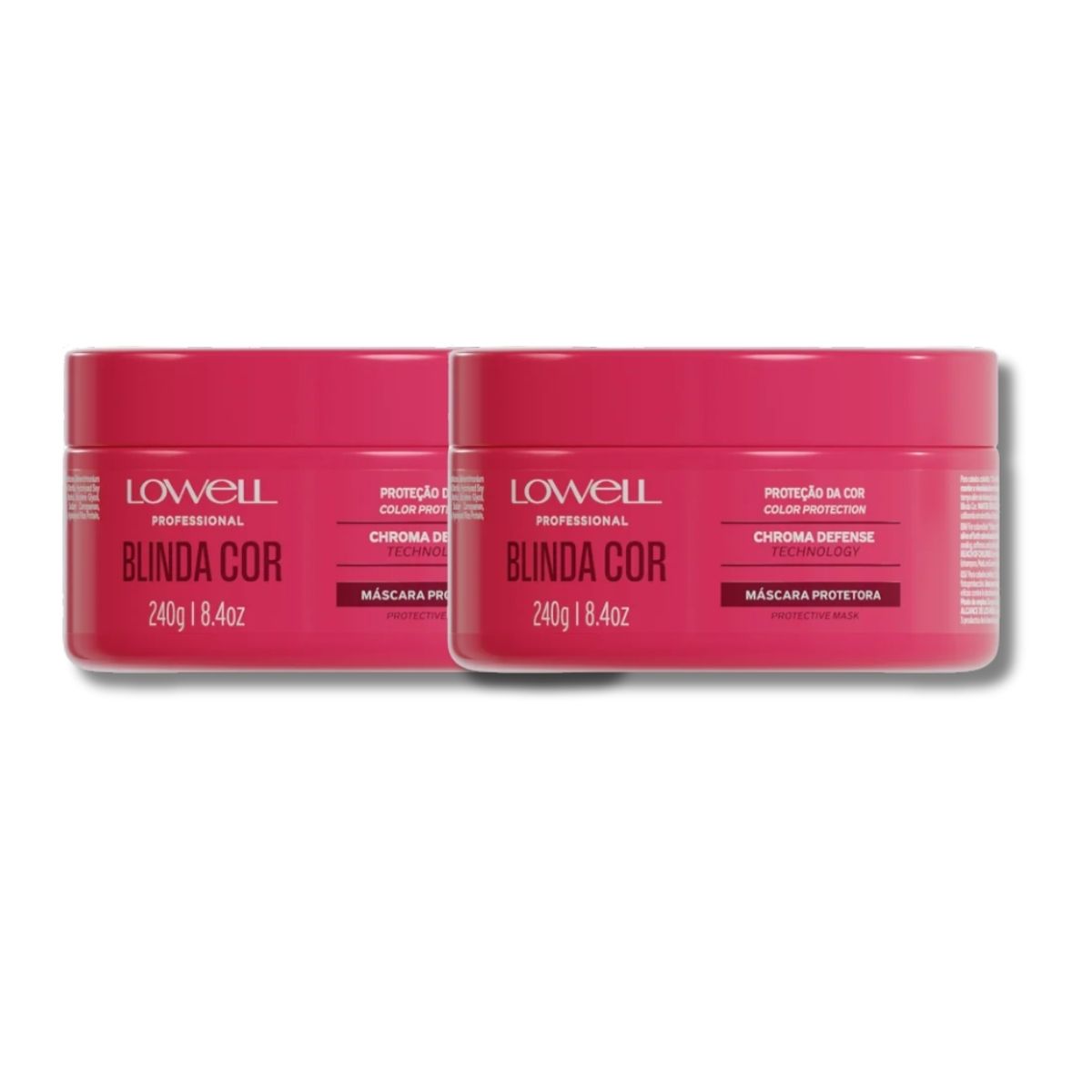 Kit Lowell Blinda Cor 2 Máscara Protetora 240 g